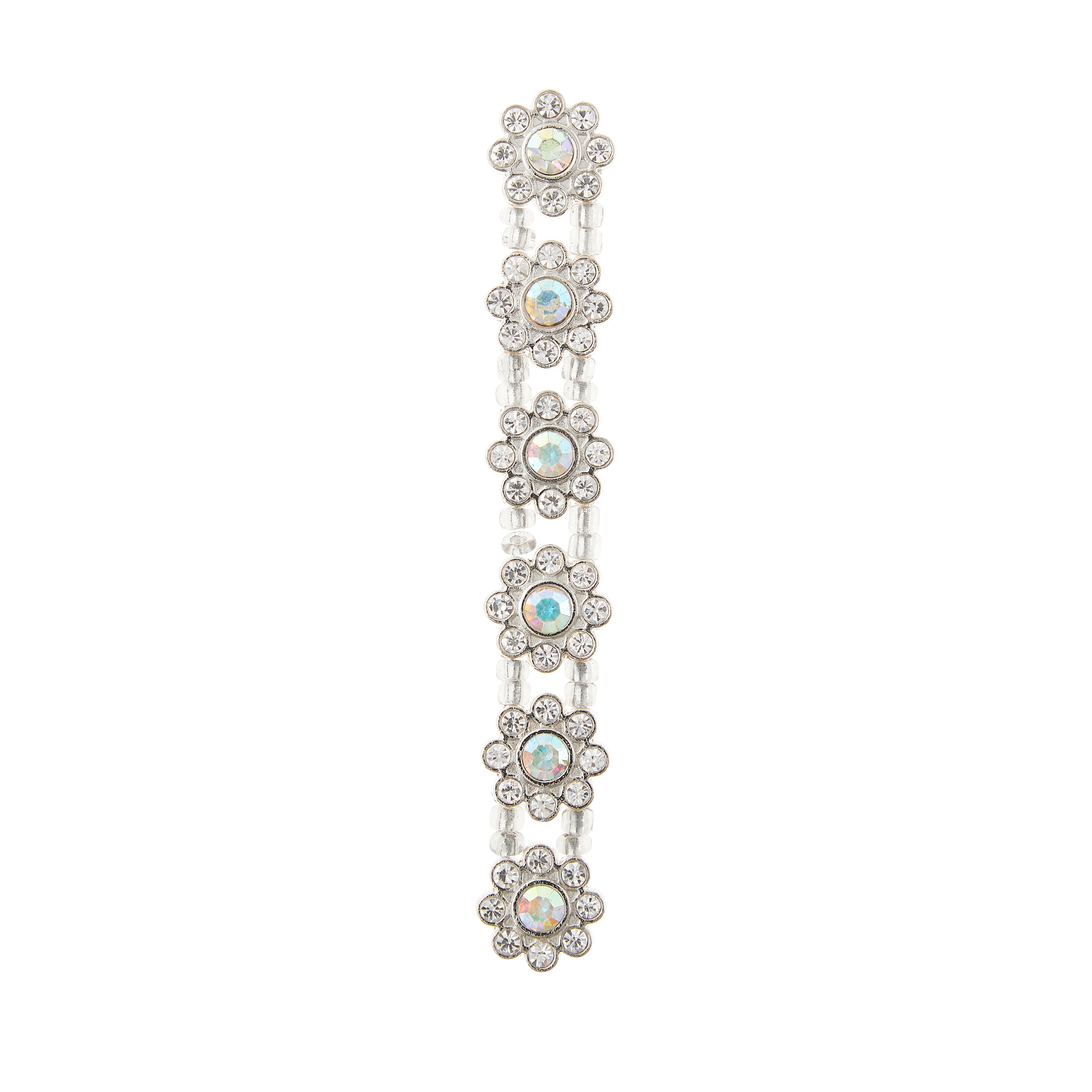 12 Pack: Silver-Plated Flower Sliders, 15mm by Bead Landing™