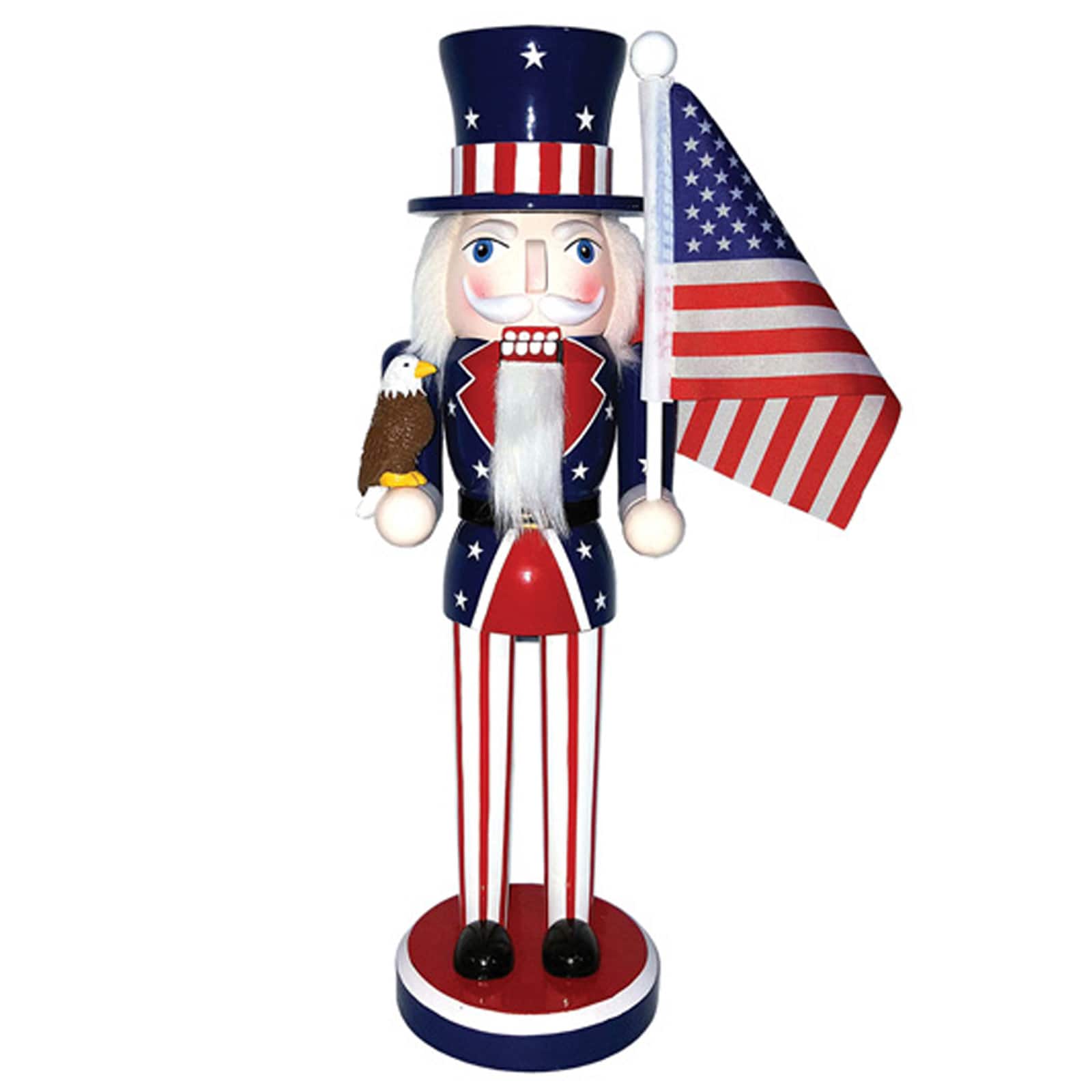 Santa's Workshop 14" Stars & Stripes Nutcracker
