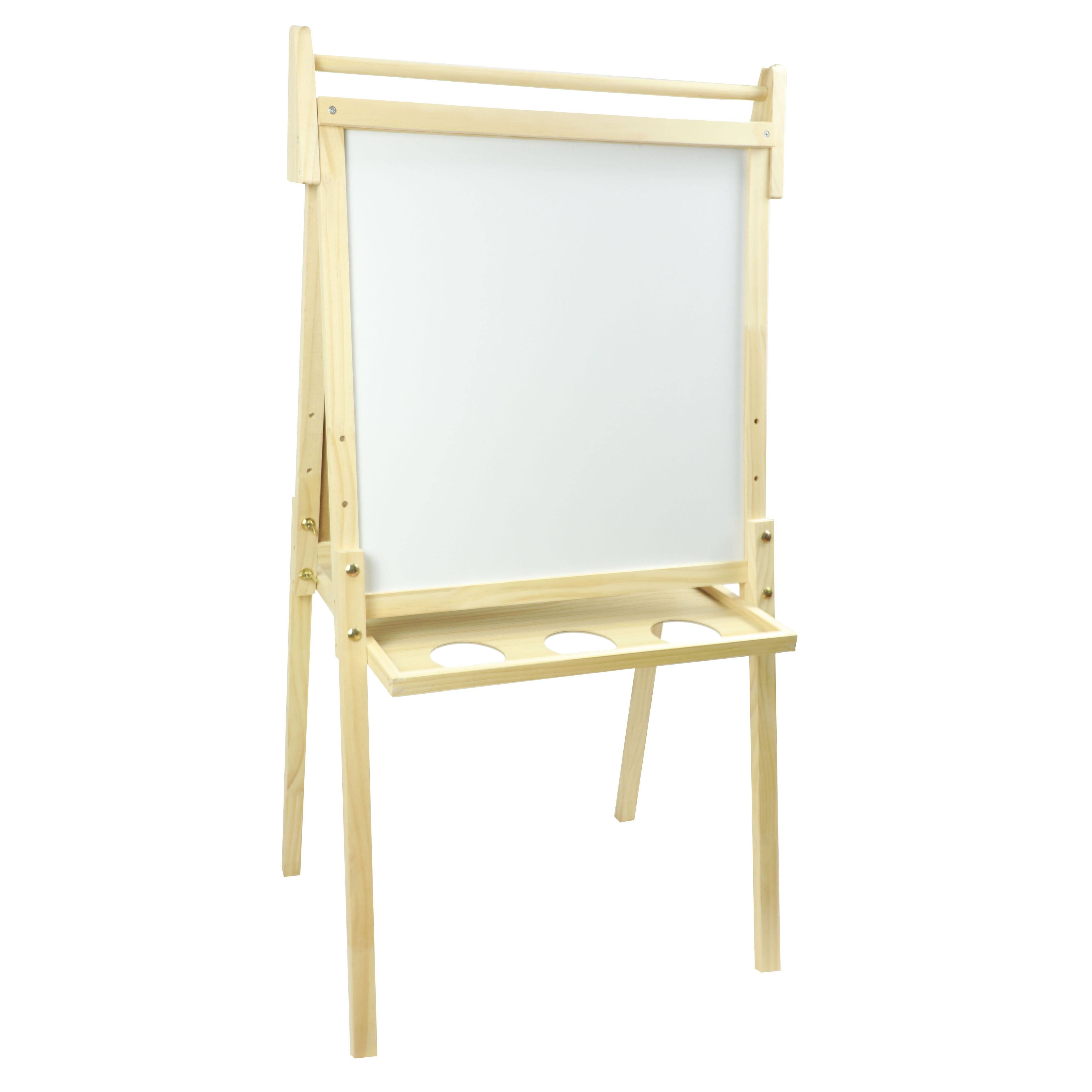 22" Chalkboard & White Erase Board Floor Easel