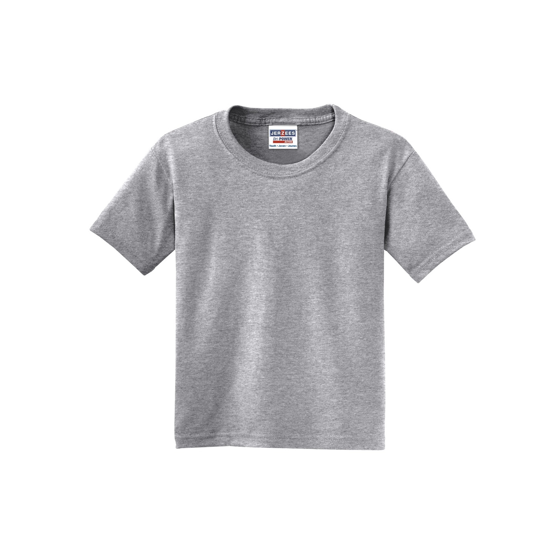 JERZEES® Dri-Power® Heathered Youth 50/50 Cotton/Poly T-Shirt