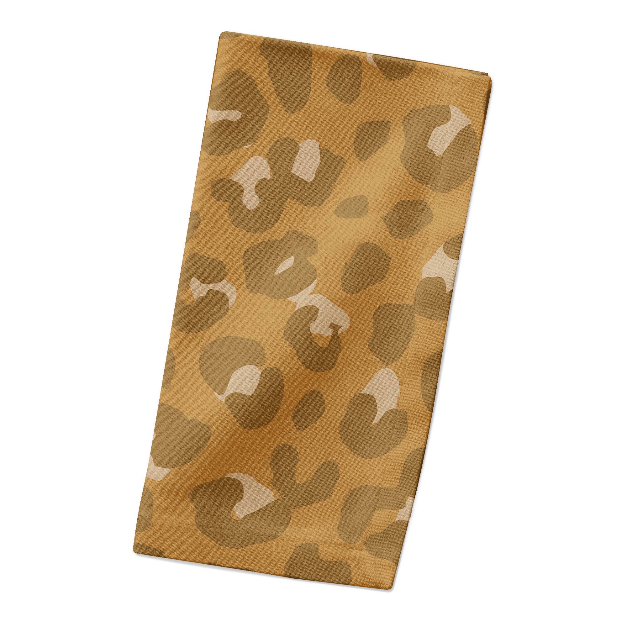 Leopard Cotton Twill Napkin