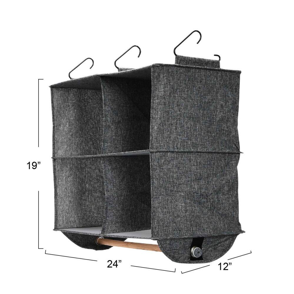 Household Essentials 19" 4-Pocket Wide Organizer