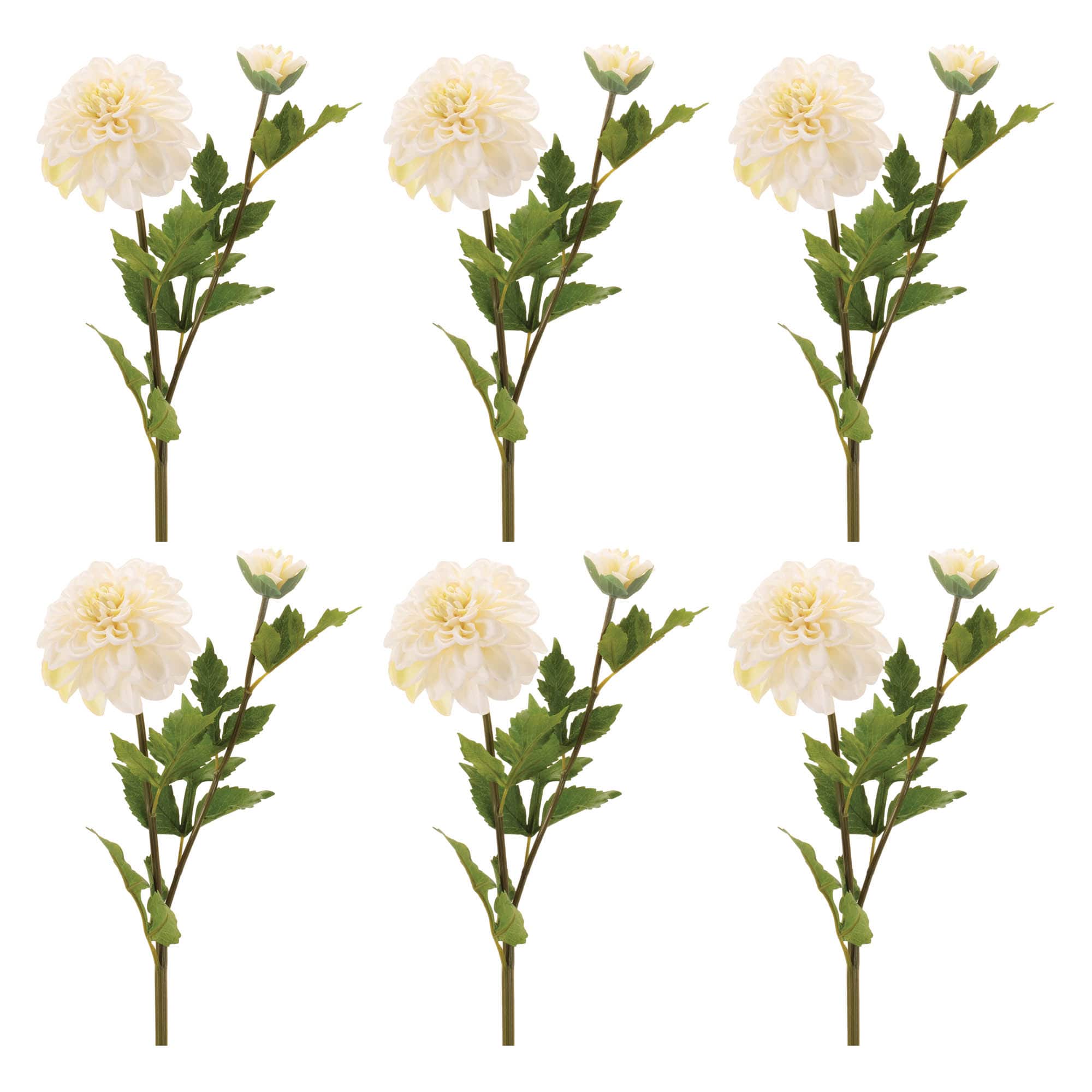 25.75" Dahlia Flower Stems, 6ct.
