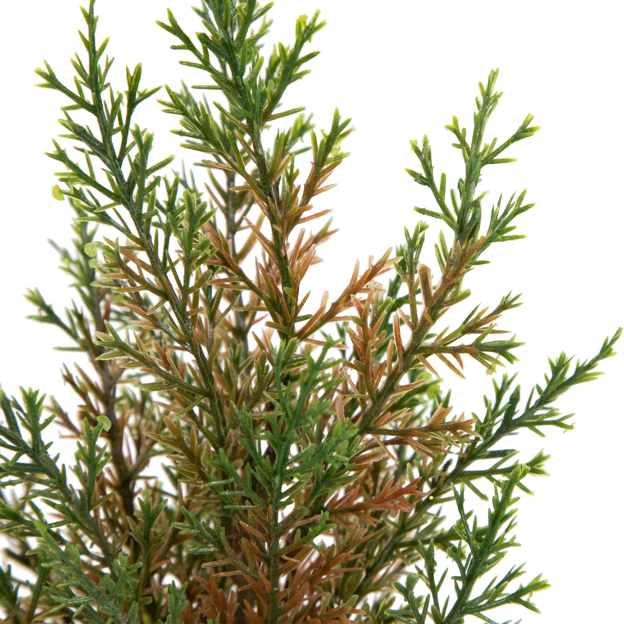 10" Unlit Cedar Artificial Christmas Tree Set