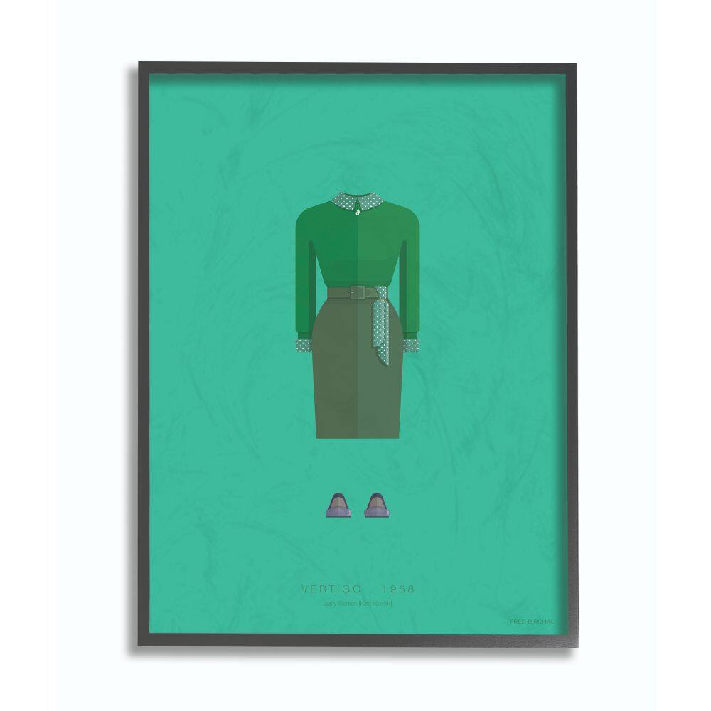 Stupell Industries Vertigo Fashion Design Black Framed Wall Art