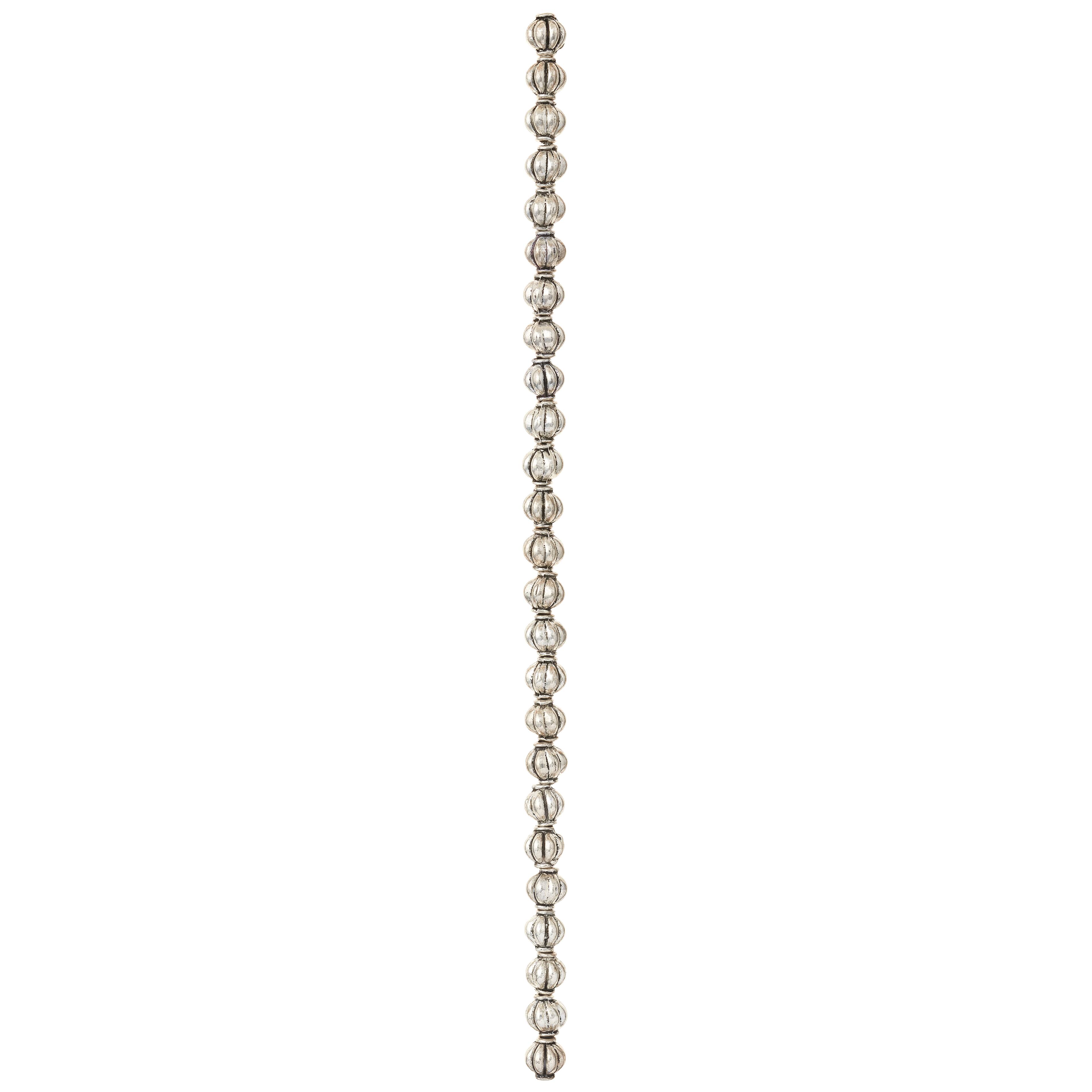 Antique Sterling Silver Plated Beads, 8mm by Bead Landing™