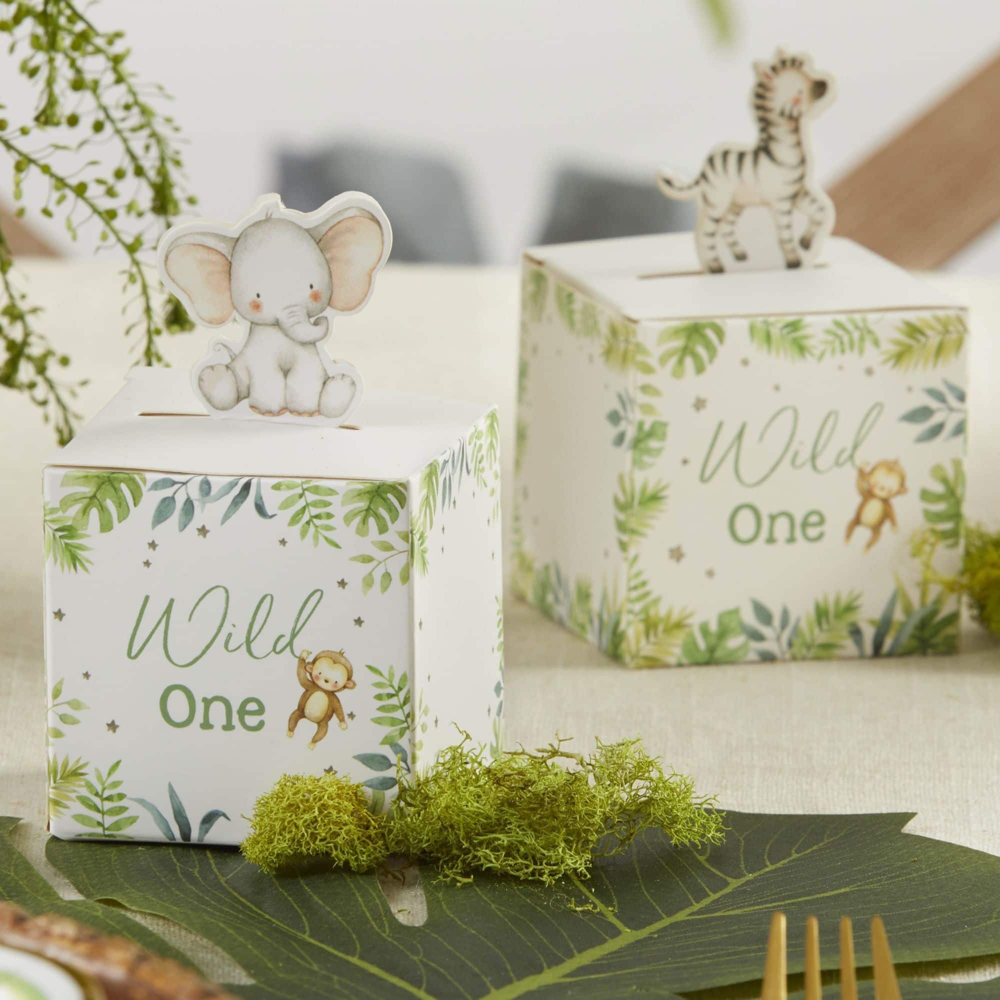 Safari Baby Favor Box Set, 24ct.