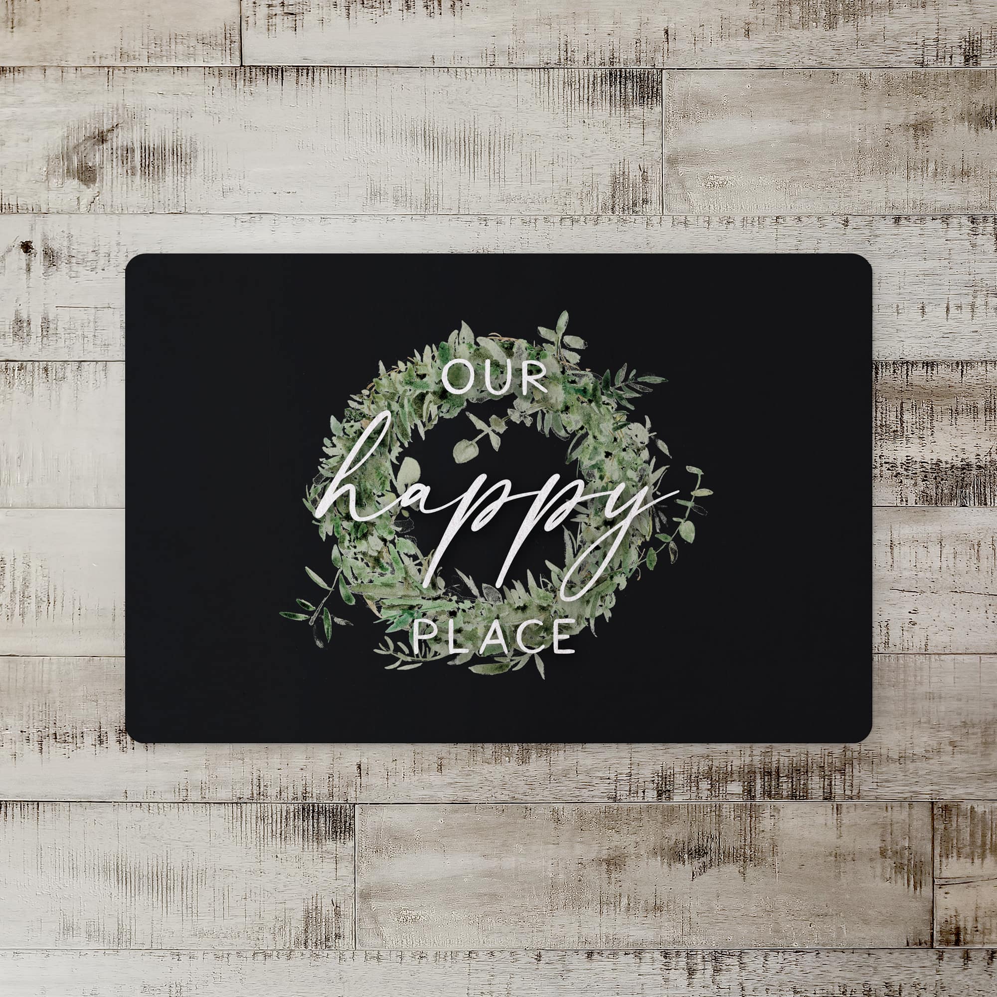 Our Happy Place Floor Mat