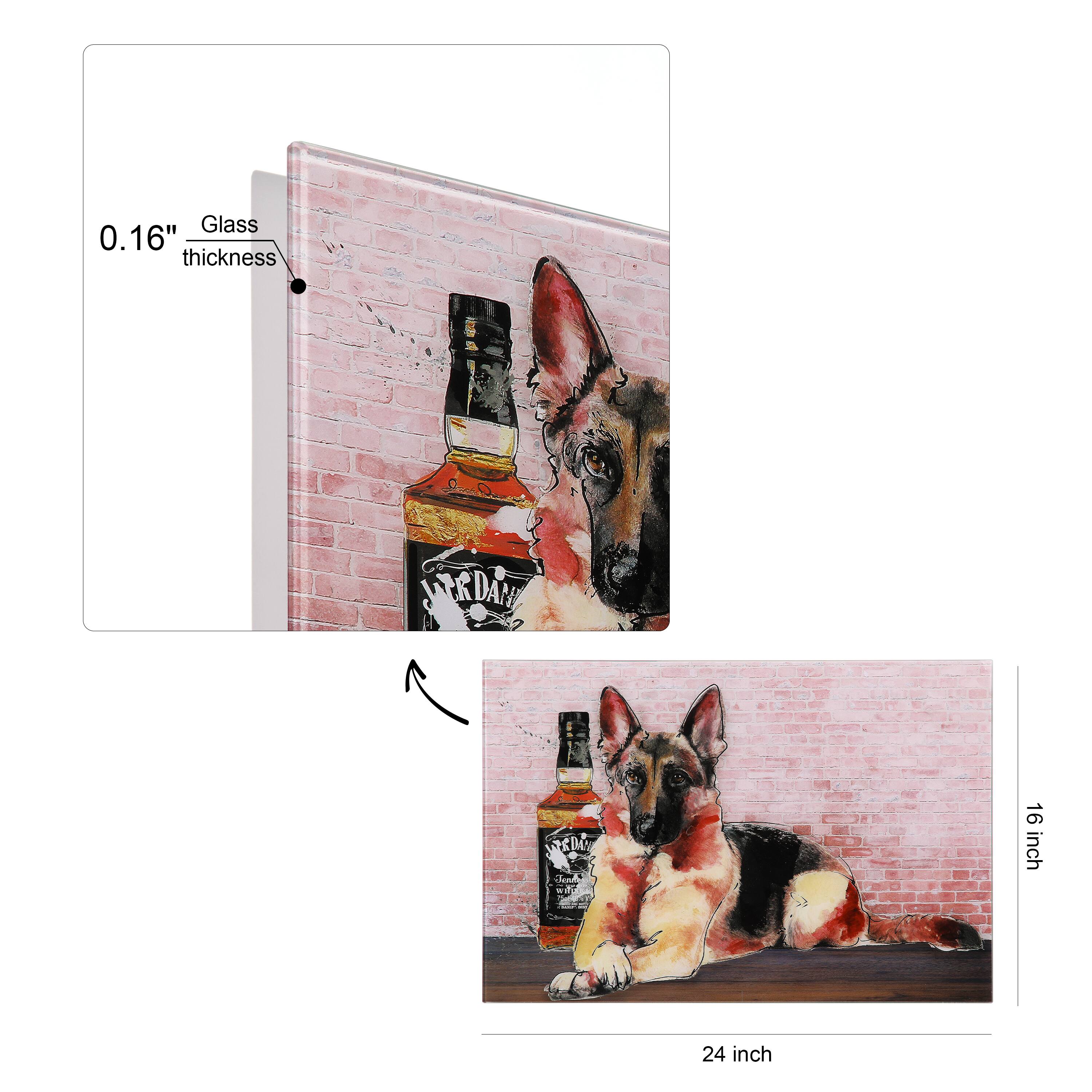 Empire Art Direct 24" x 16" German Jack Frameless Free Floating Printed Tempered Glass Wall Art