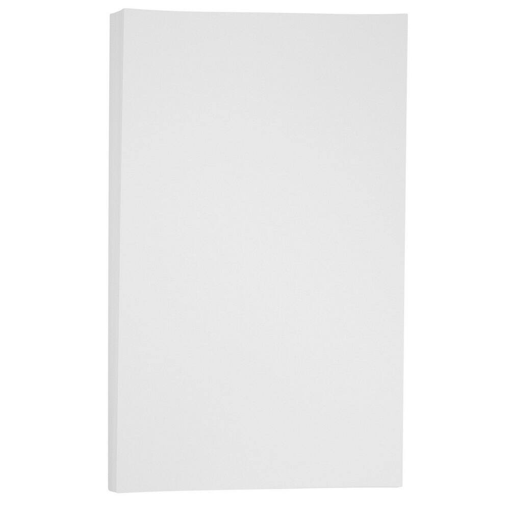 JAM Paper 11'' x 17'' 67lb. Vellum Bristol Cardstock, 50 Sheets