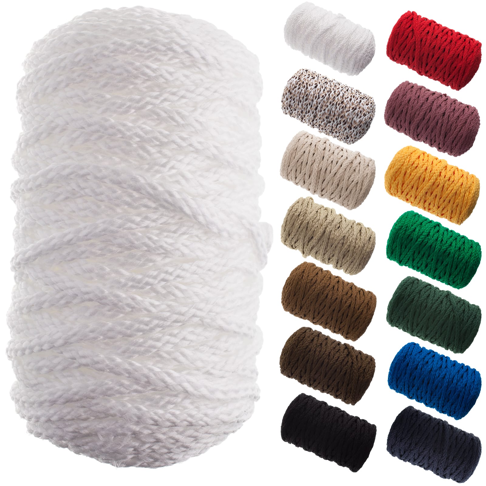 John Bead 6mm Braided Macramé Cord