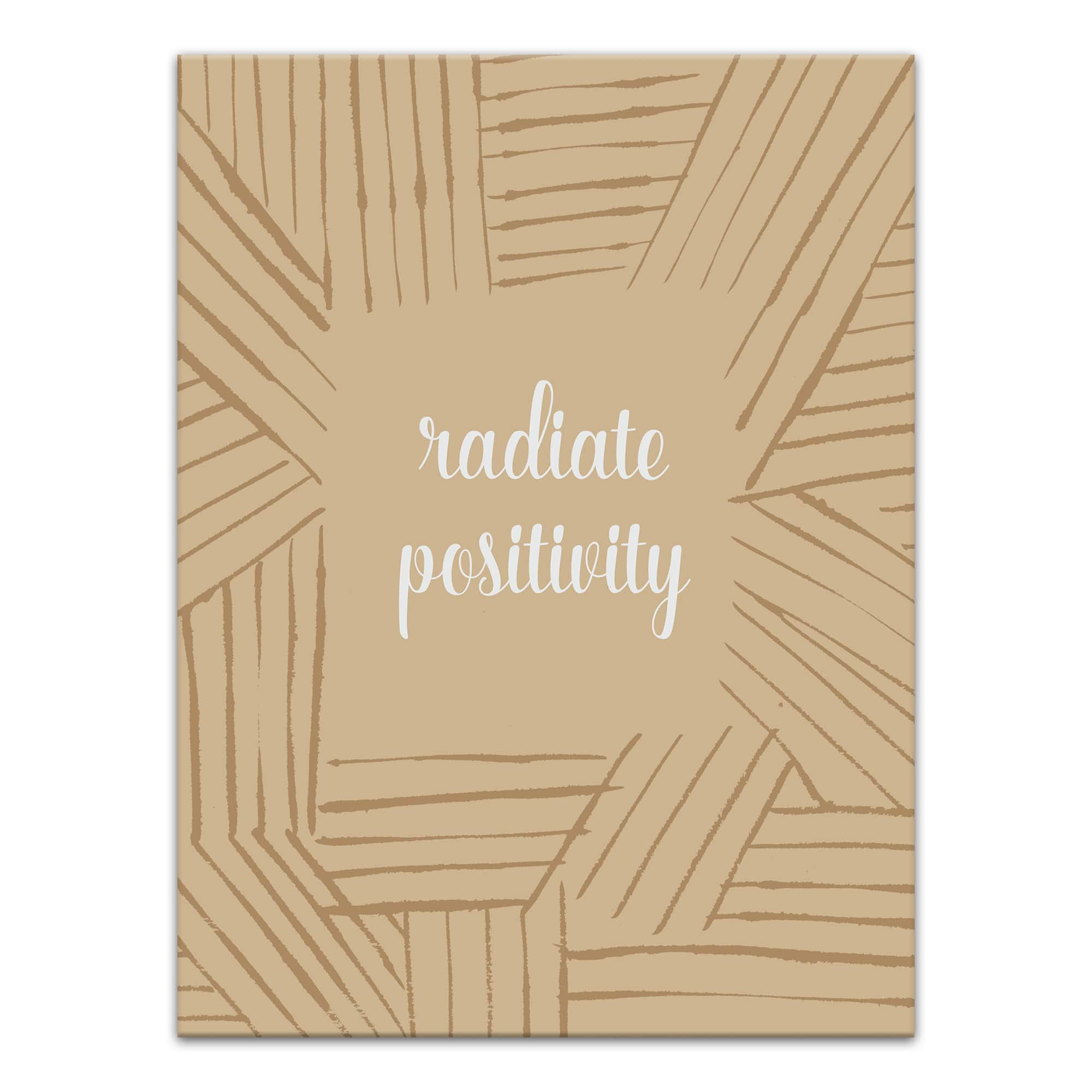 Radiate Positivity 12" x 16" Canvas Wall Art
