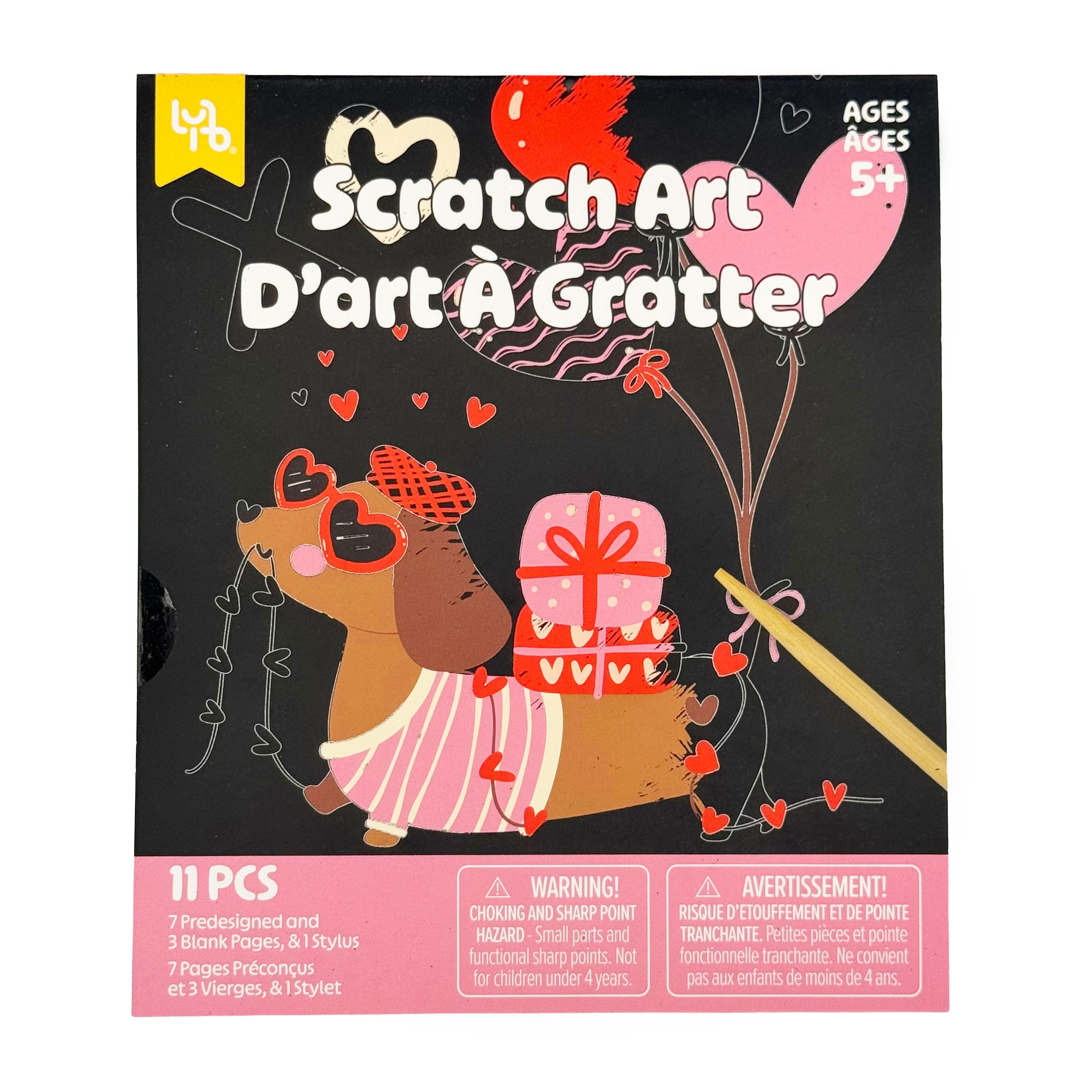 Little Yellow Bicycle® Paris Pet Scratch Art Kit