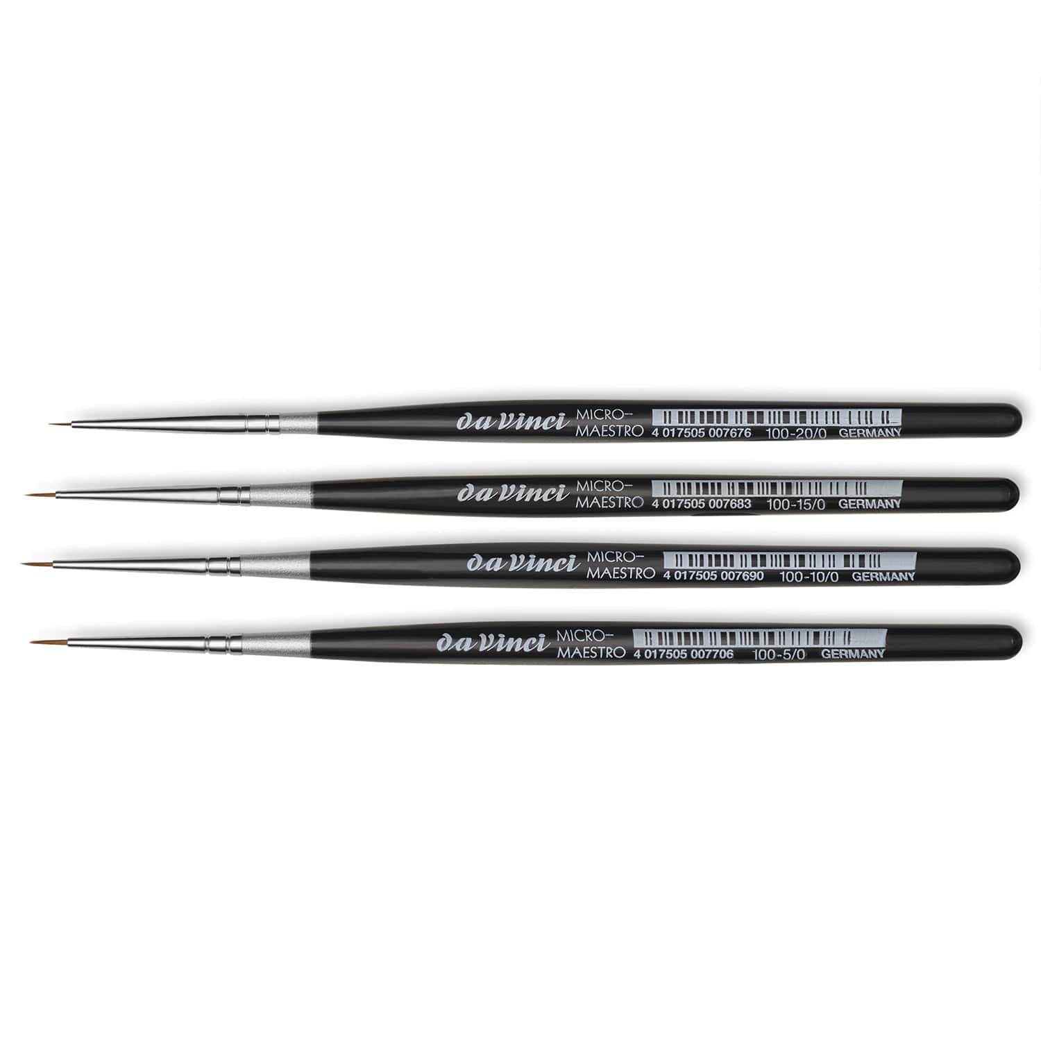 da Vinci MICRO-MAESTRO Series 100 4 Piece Brush Set