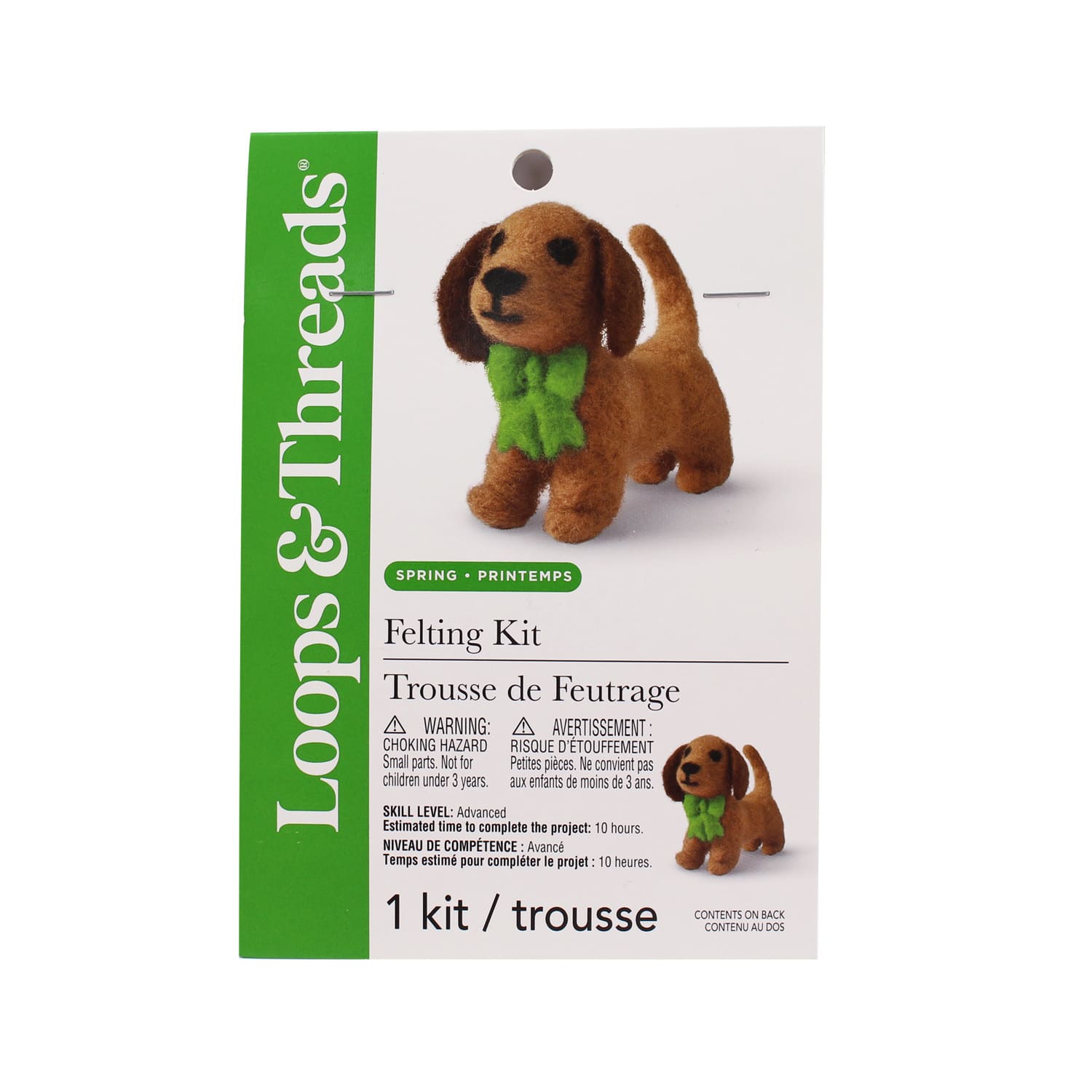 Spring Advanced Dachschund Felting Kit by Loops & Threads®