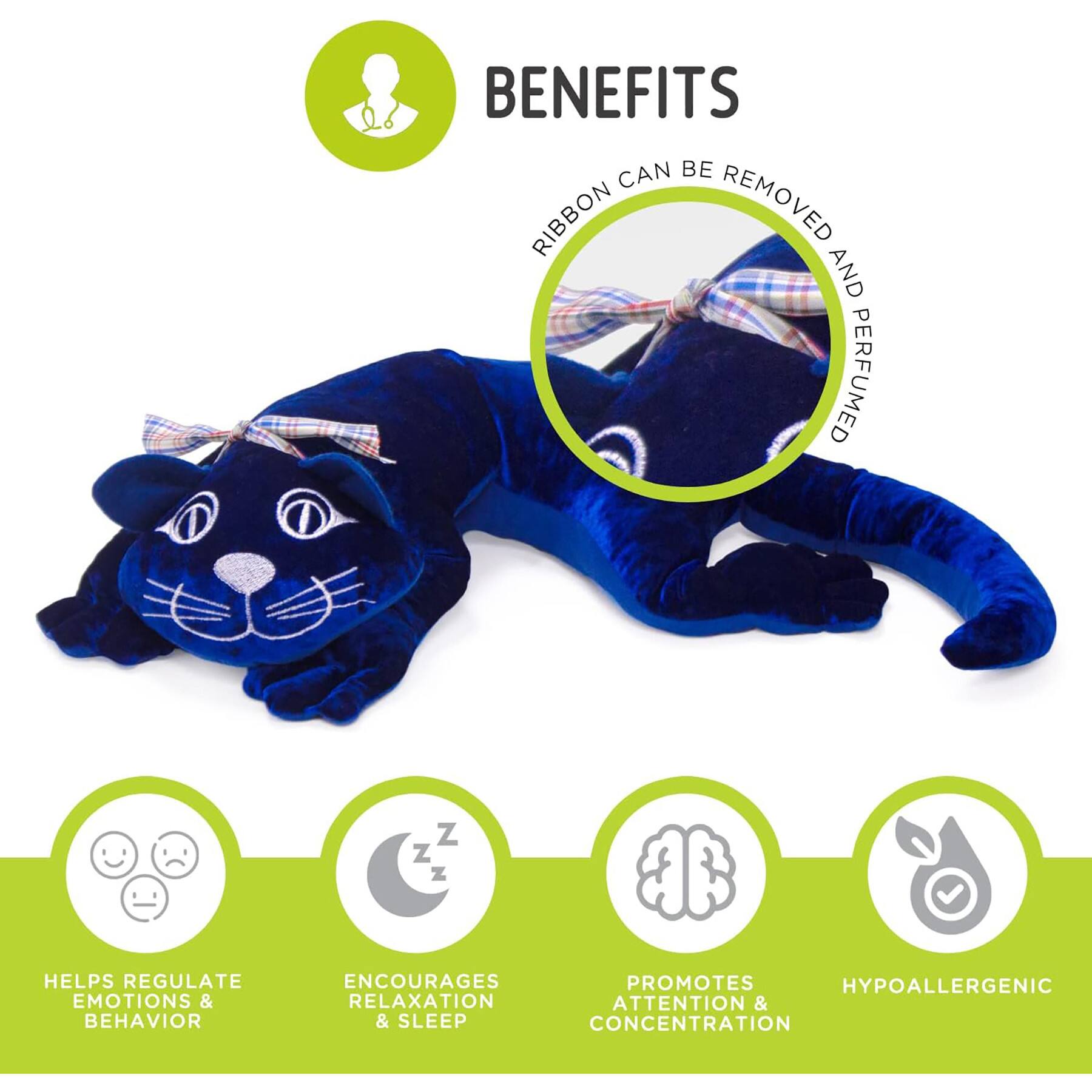 Manimo® 4.5lb. Blue Weighted Cat