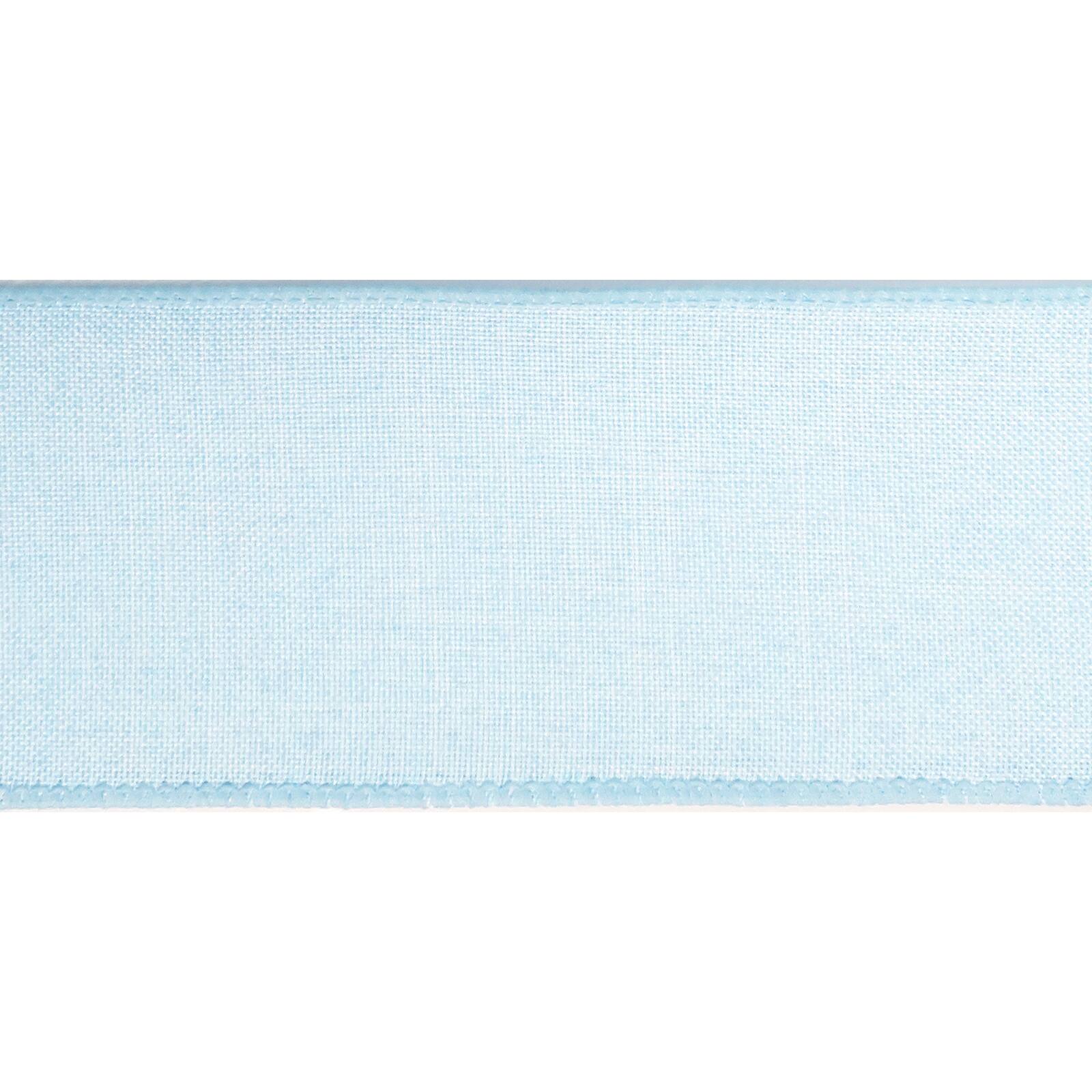 12 Pack: 2.5" x 25ft. Faux Linen Wired Ribbon by Celebrate It™ Décor