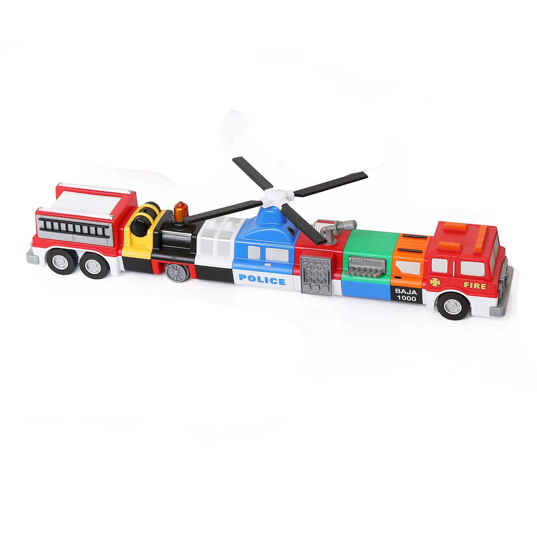 Popular Playthings® Magnetic Mix or Match® Deluxe 2 Vehicles Play Set