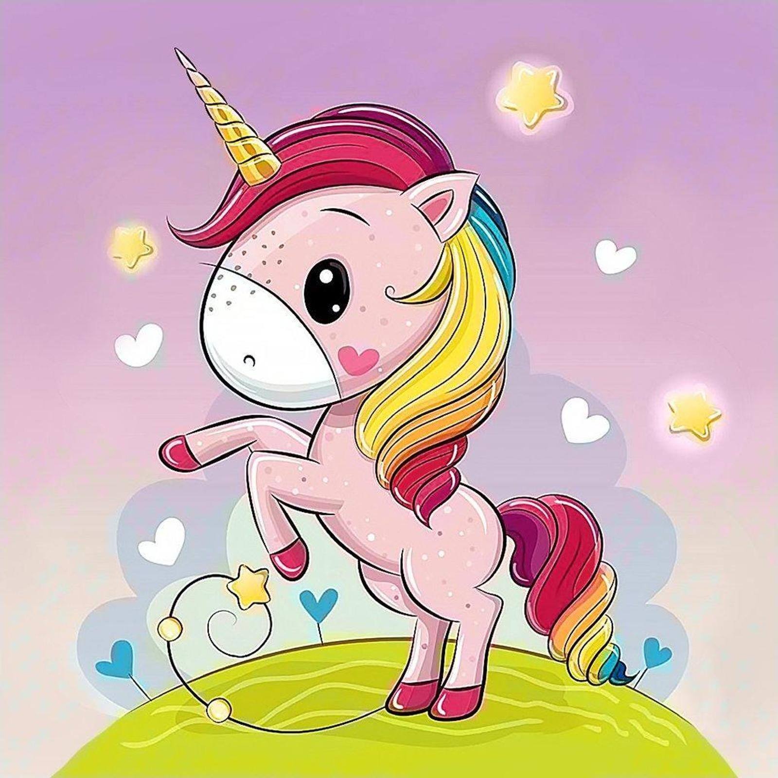 Crafting Spark Playful Unicorn Diamond Painting Kit