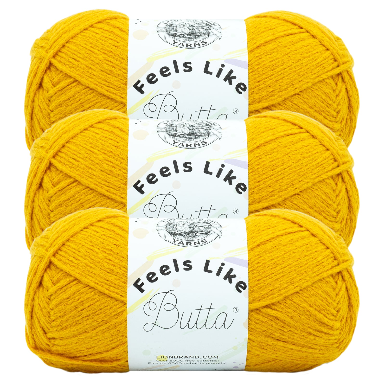 3 Pack Lion Brand® Feels Like Butta® Solid Yarn