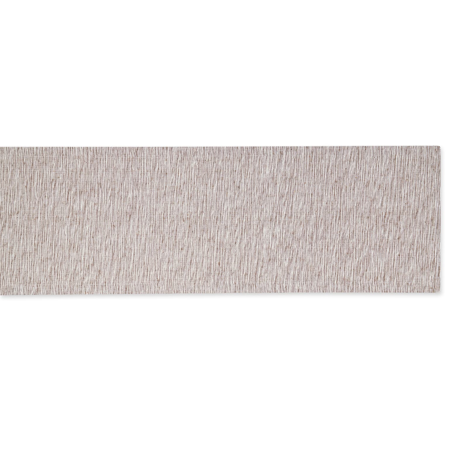 DII® 72" Tonal Recycled Cotton Slubby Rib Table Runner