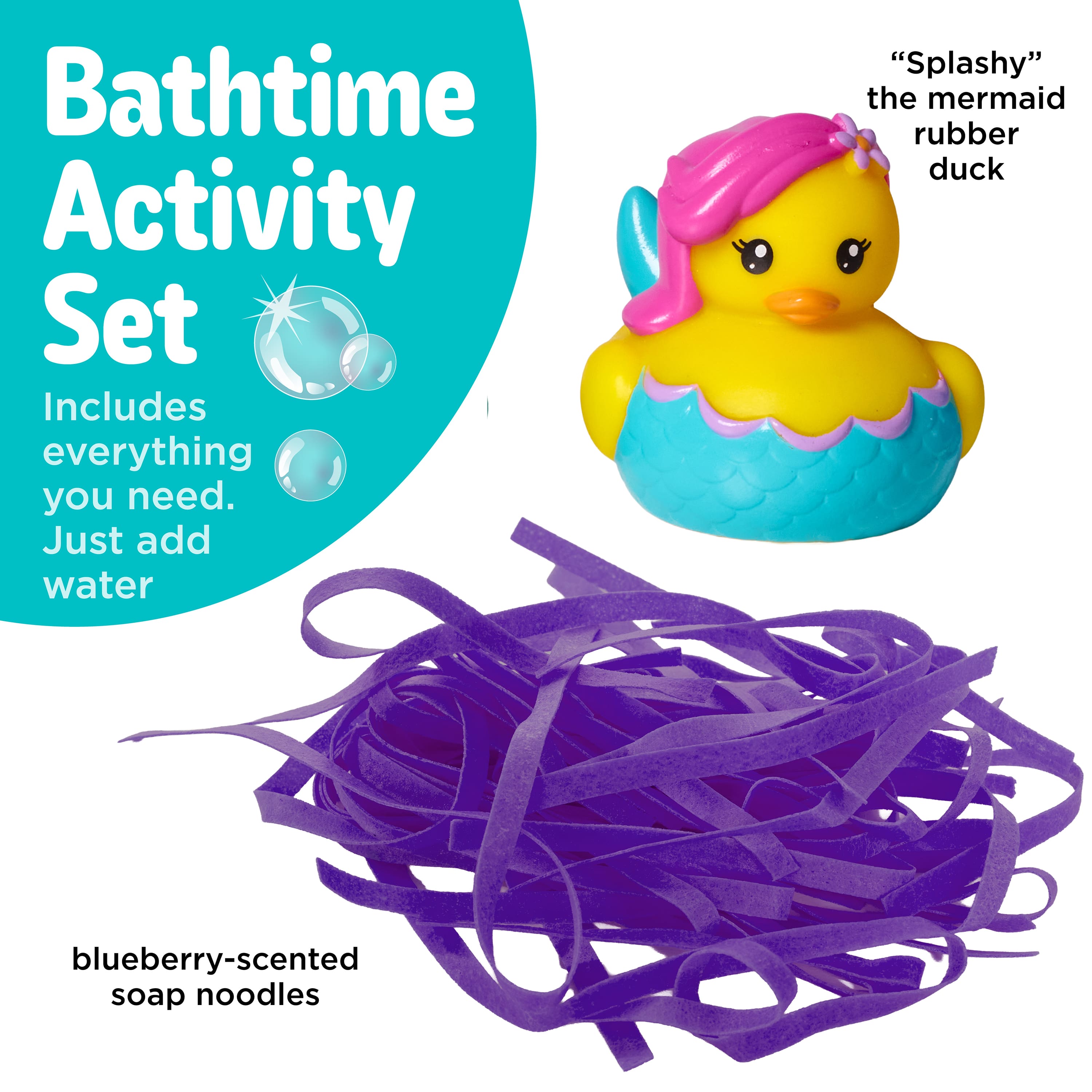 Creativity for Kids® Soap Noodles Splashy the Mermaid Bathtub Kit