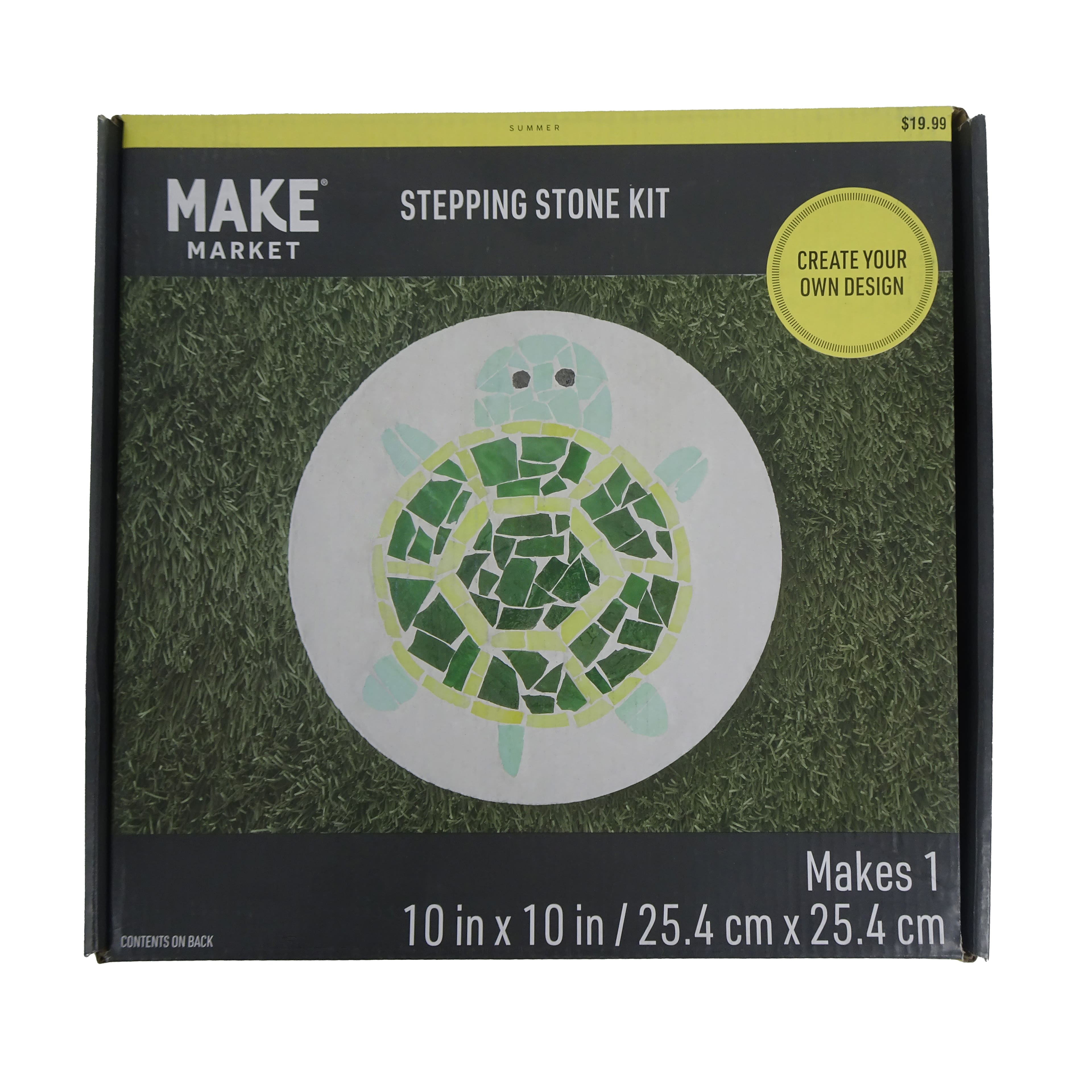10" Turtle Stepping Stone Kit by Make Market®