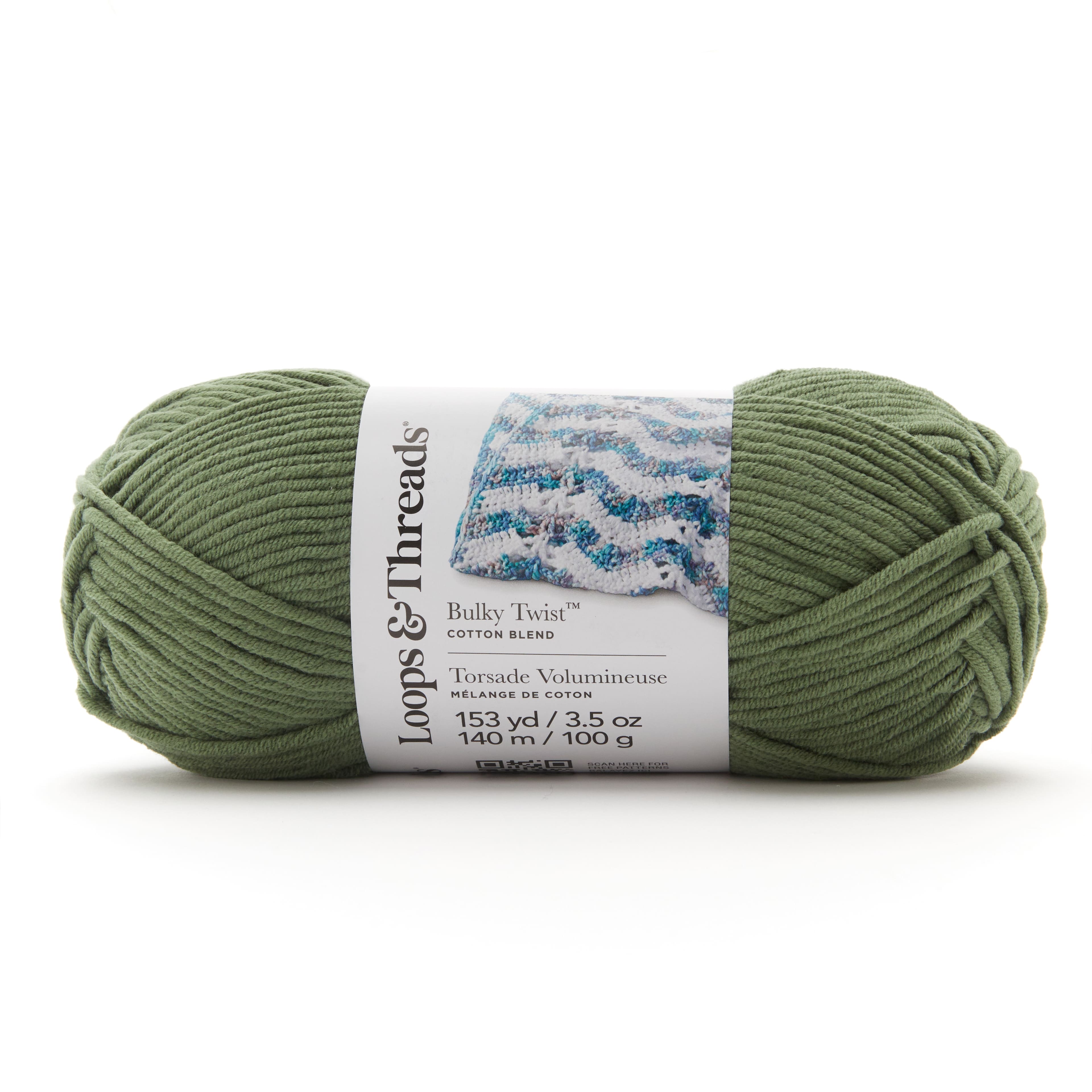 Bulky Twist™ Solid Yarn by Loops & Threads®