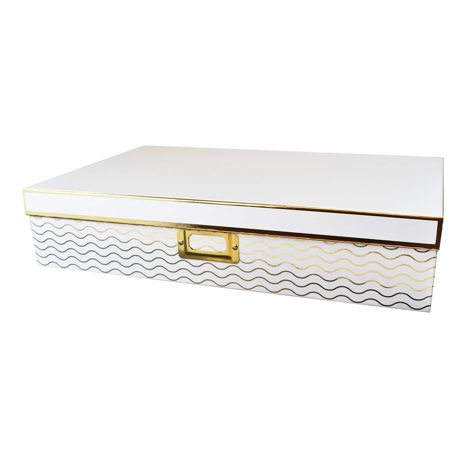 Gold Waves Document Box by Ashland