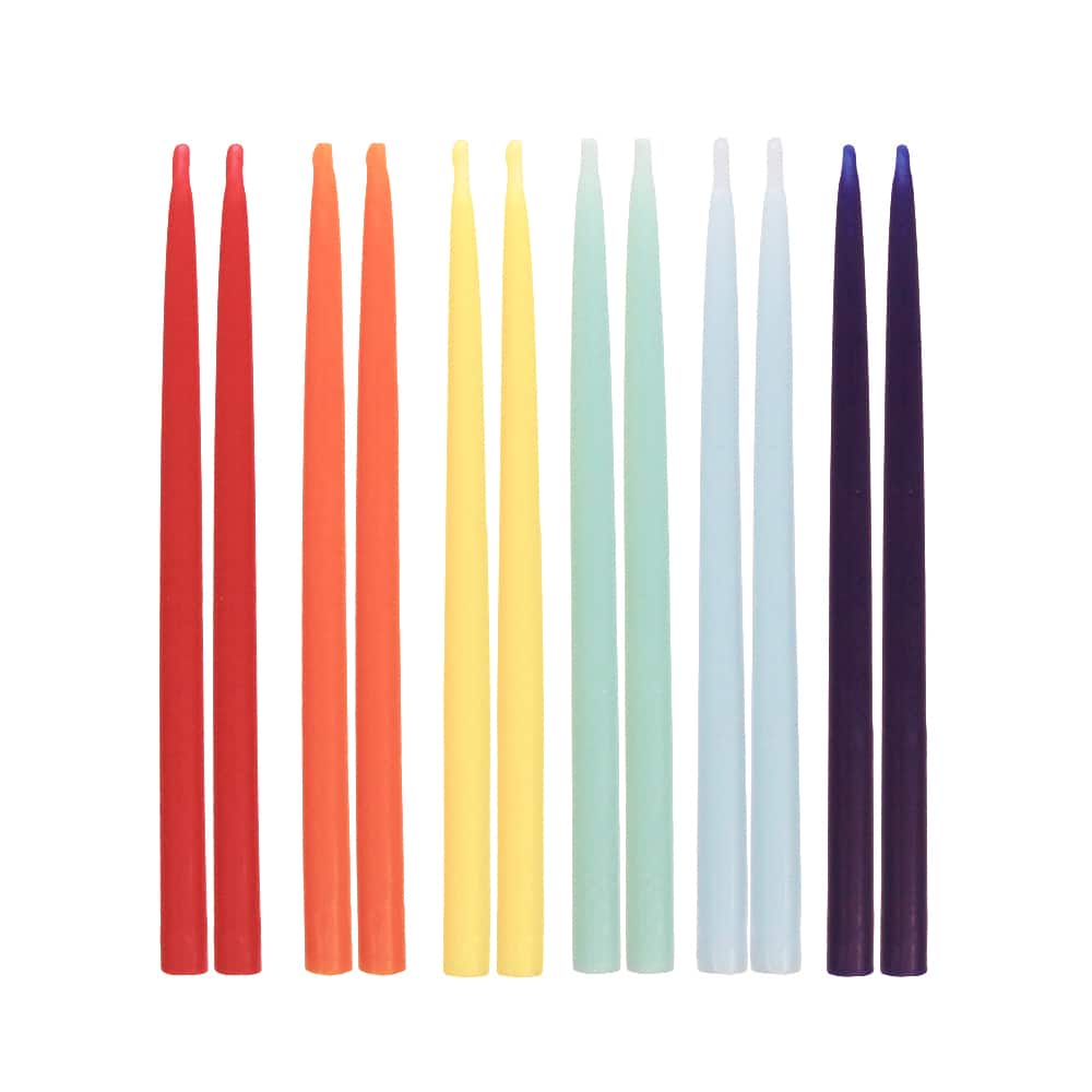 Multicolor Taper Candles, 12ct. by Makery™