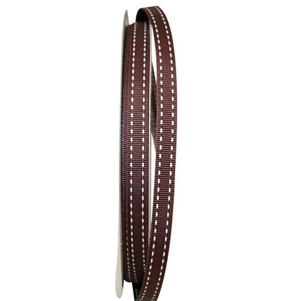 JAM Paper 3/8" x 50yd. Grosgrain Saddle Stitch Ribbon