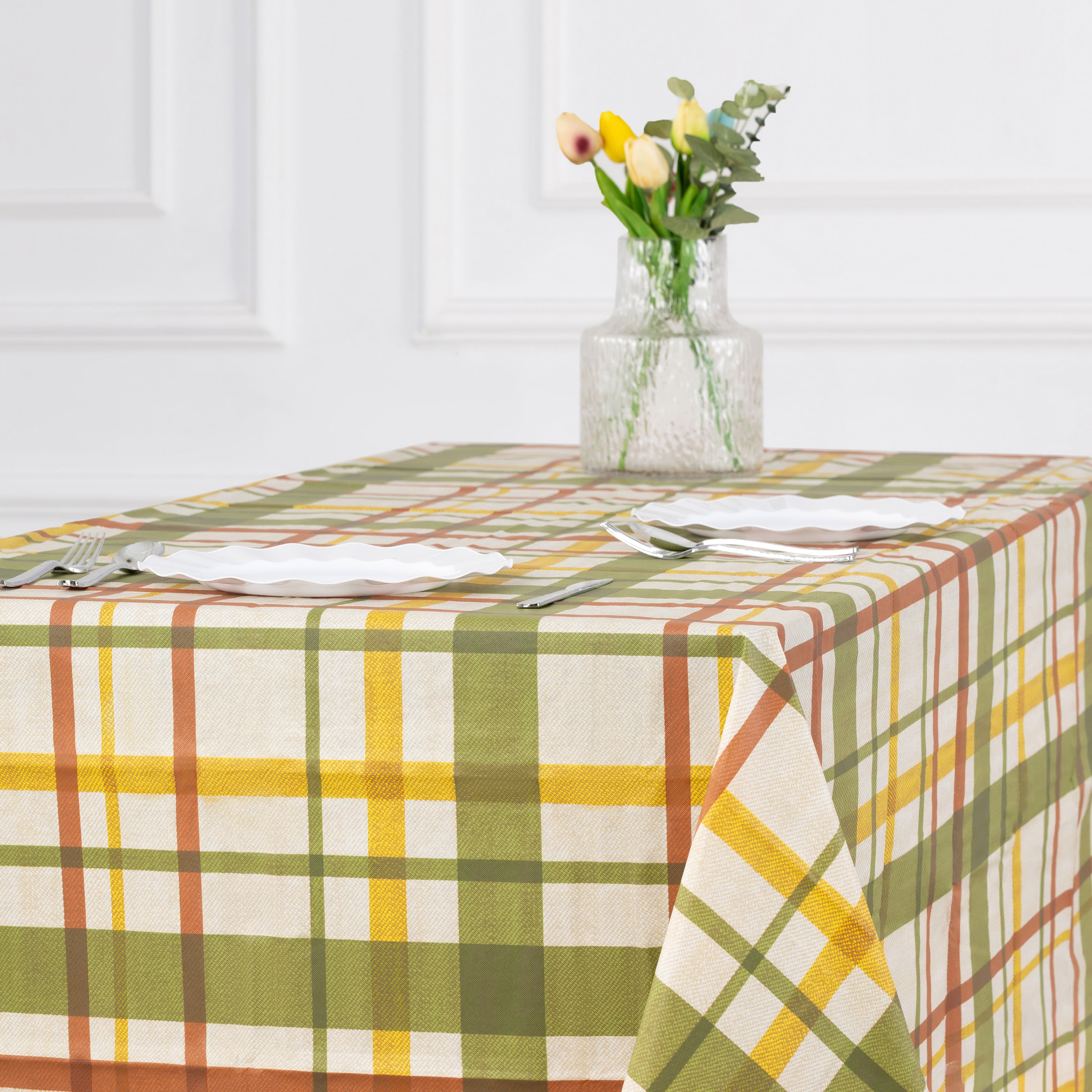 108" Plaid Table Cover by Celebrate It™
