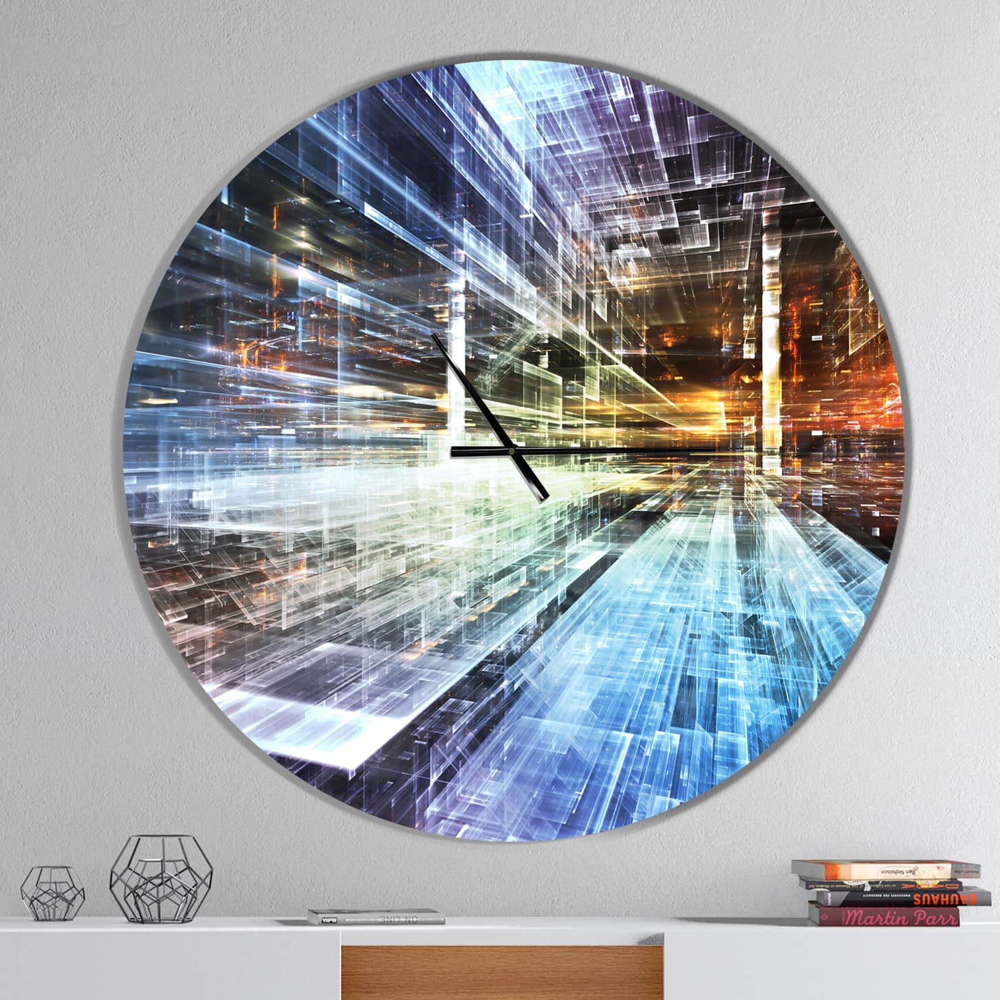 Designart 'Future Industry Modern Wall Clock