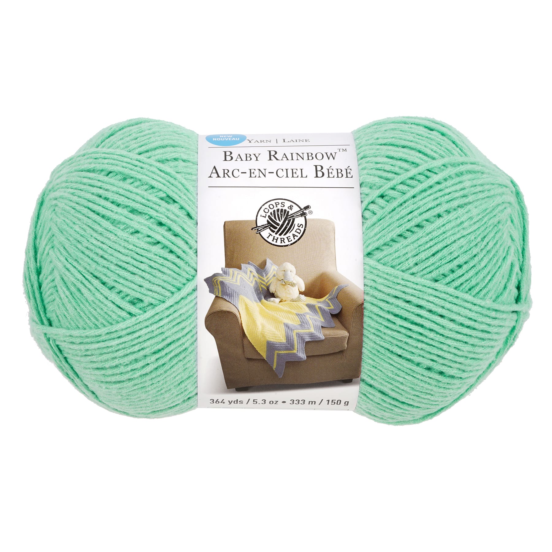 15 Pack: Brushed Rainbow™ Yarn by Loops & Threads®