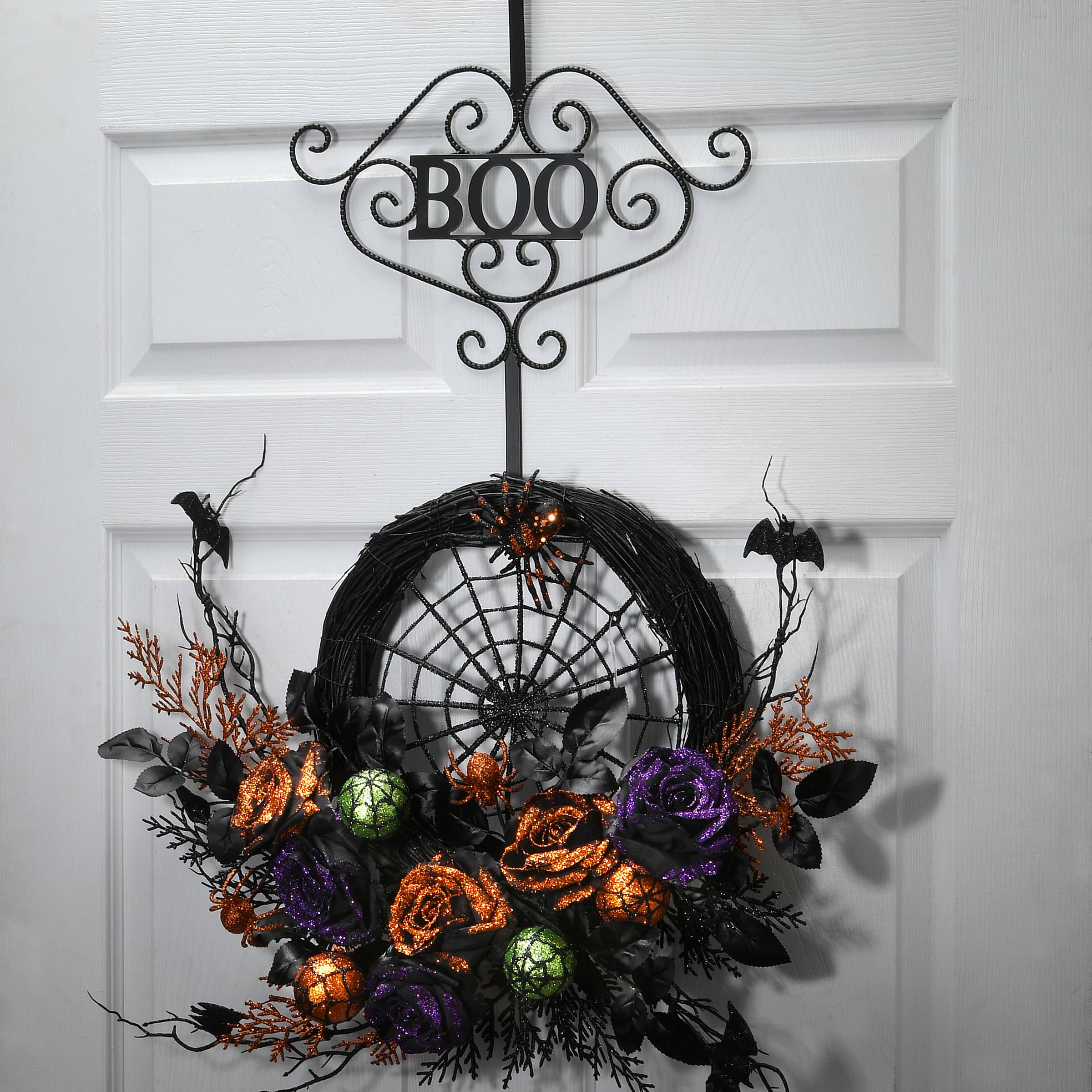 17" Halloween BOO Wreath Hanger