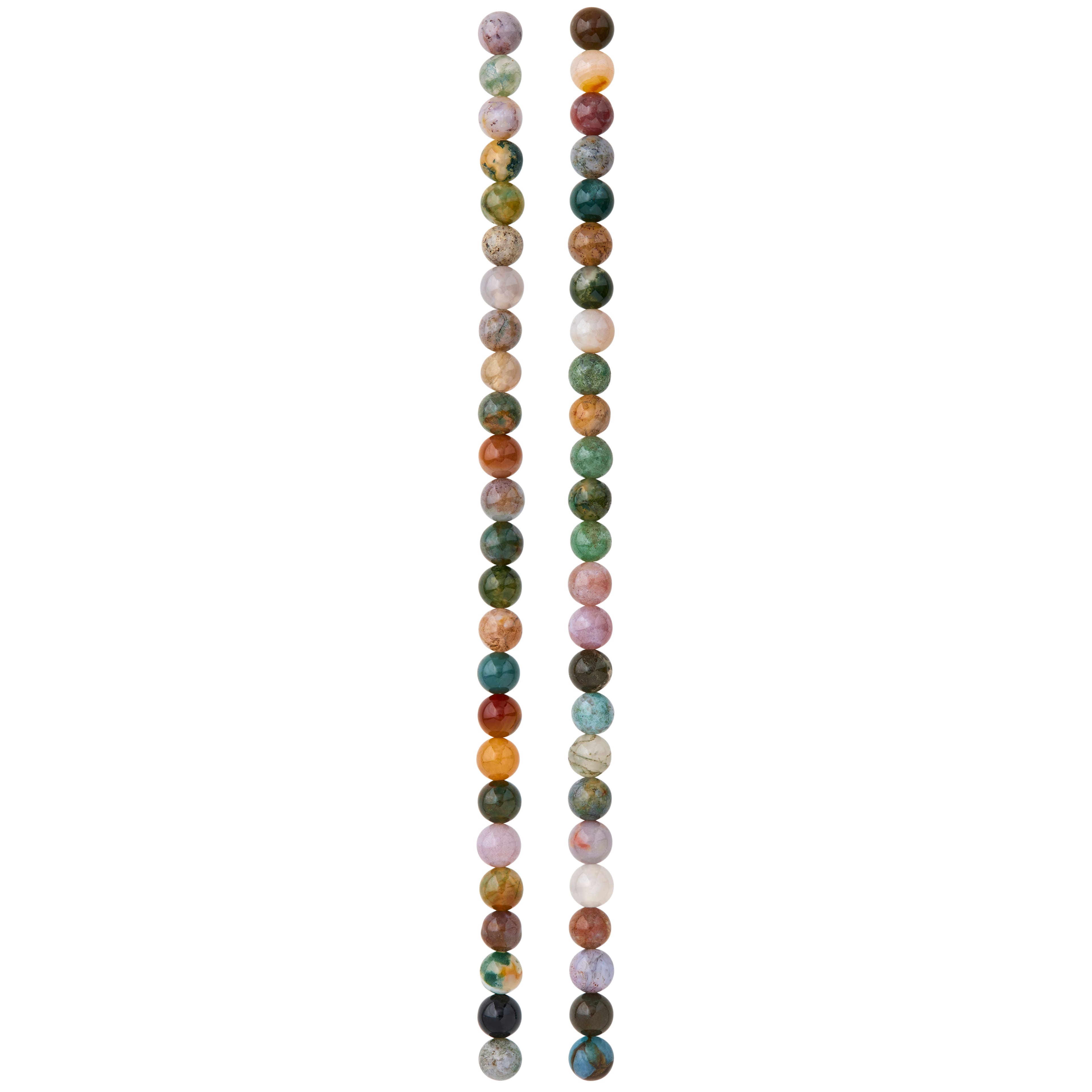 12 Pack: Multicolor Round Fancy Jasper Beads, 6mm by Bead Landing™