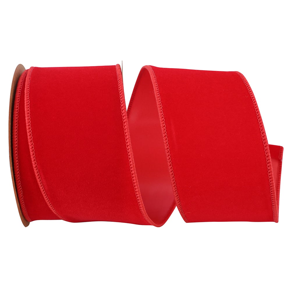 Reliant 2.5" x 10yd. Velvet Duro Domestic Wired Ribbon
