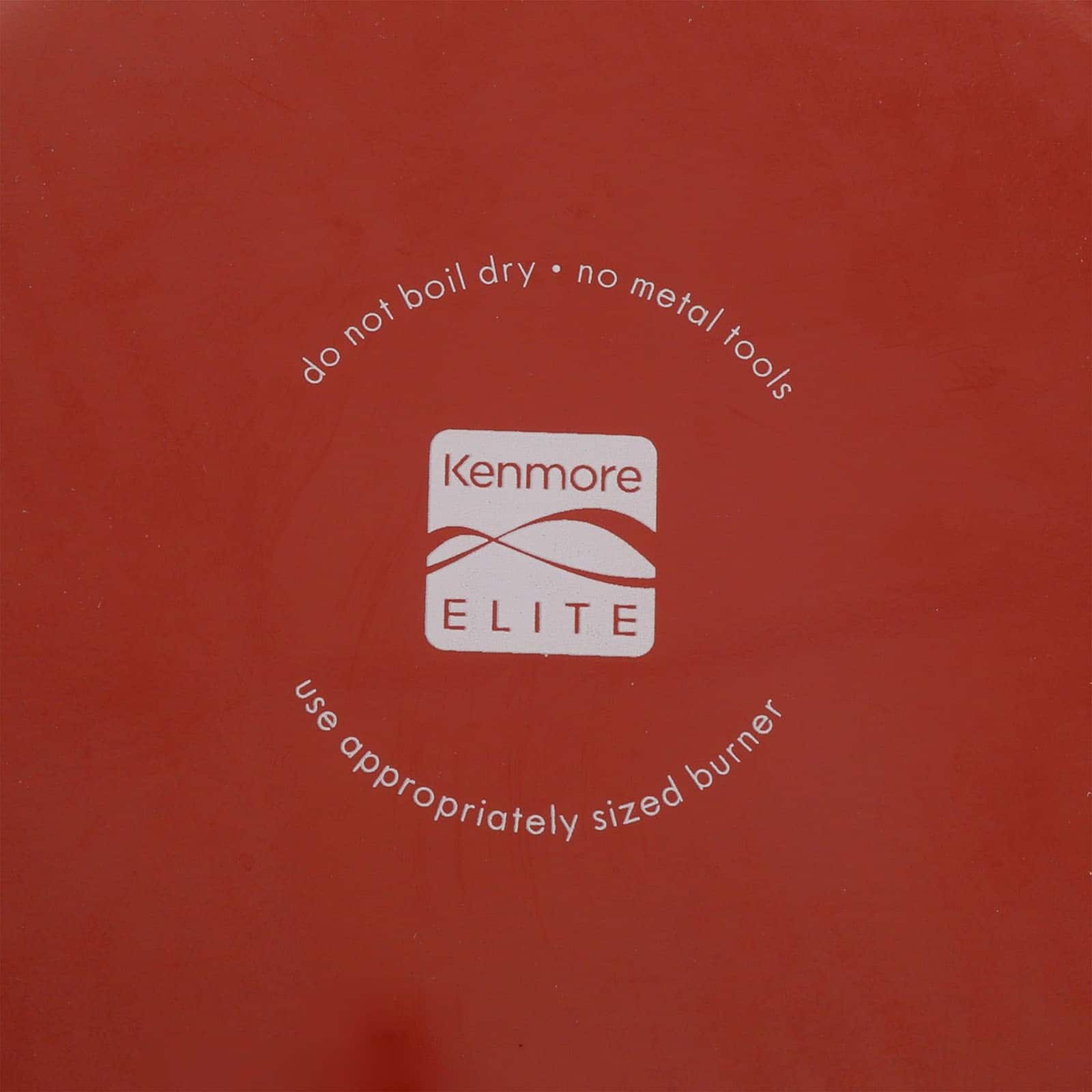 Kenmore® Elite Andover 10-Piece Red Gradient Nonstick Aluminum Cookware Set