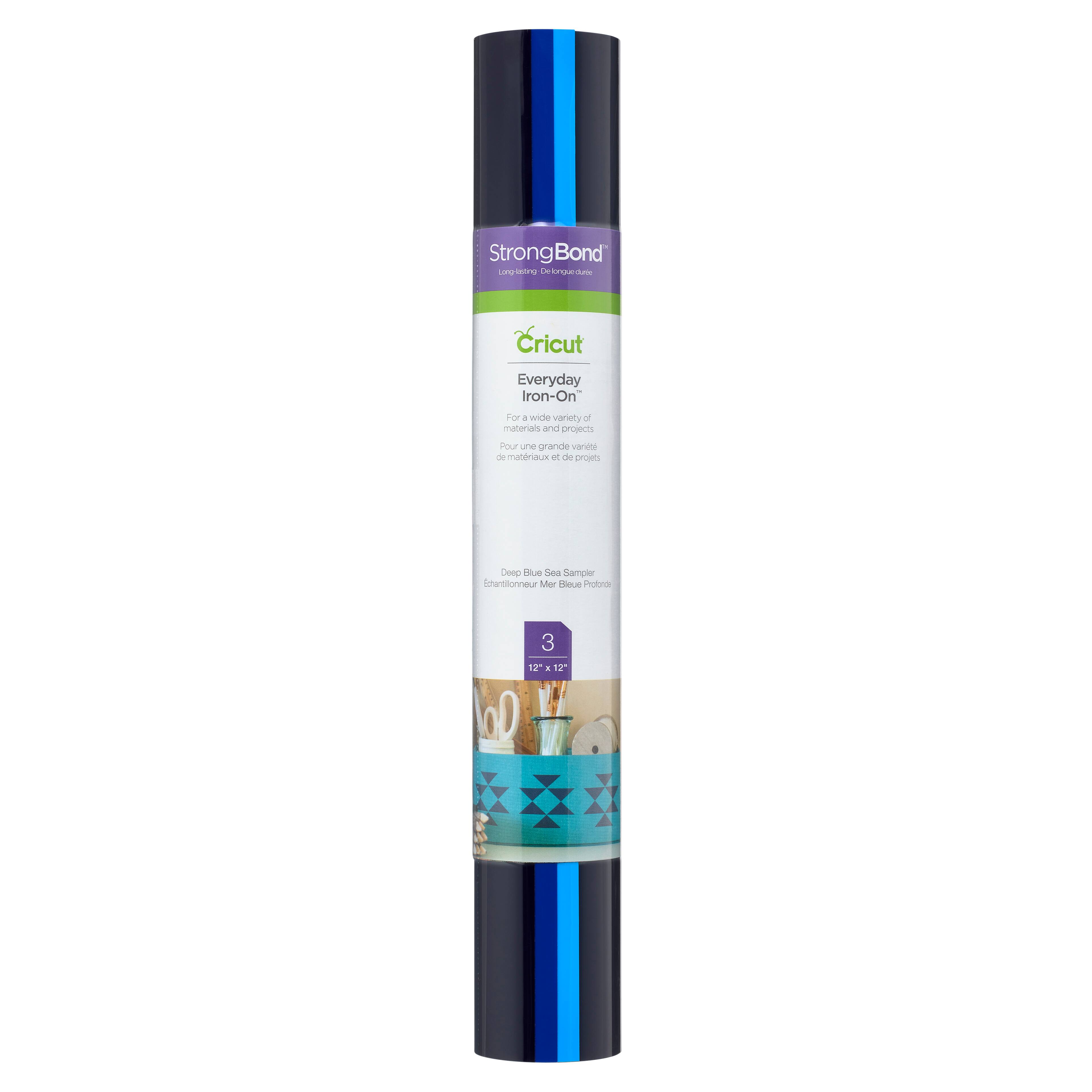 9 Packs: 3 ct. (27 total) Cricut® Everyday Iron On™ Deep Blue Sea Sampler