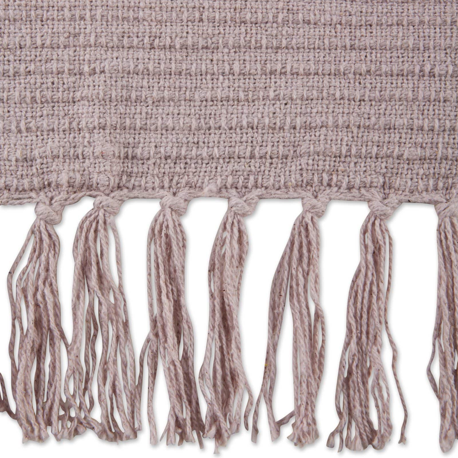DII® Dusty Lilac Solid Ribbed Throw