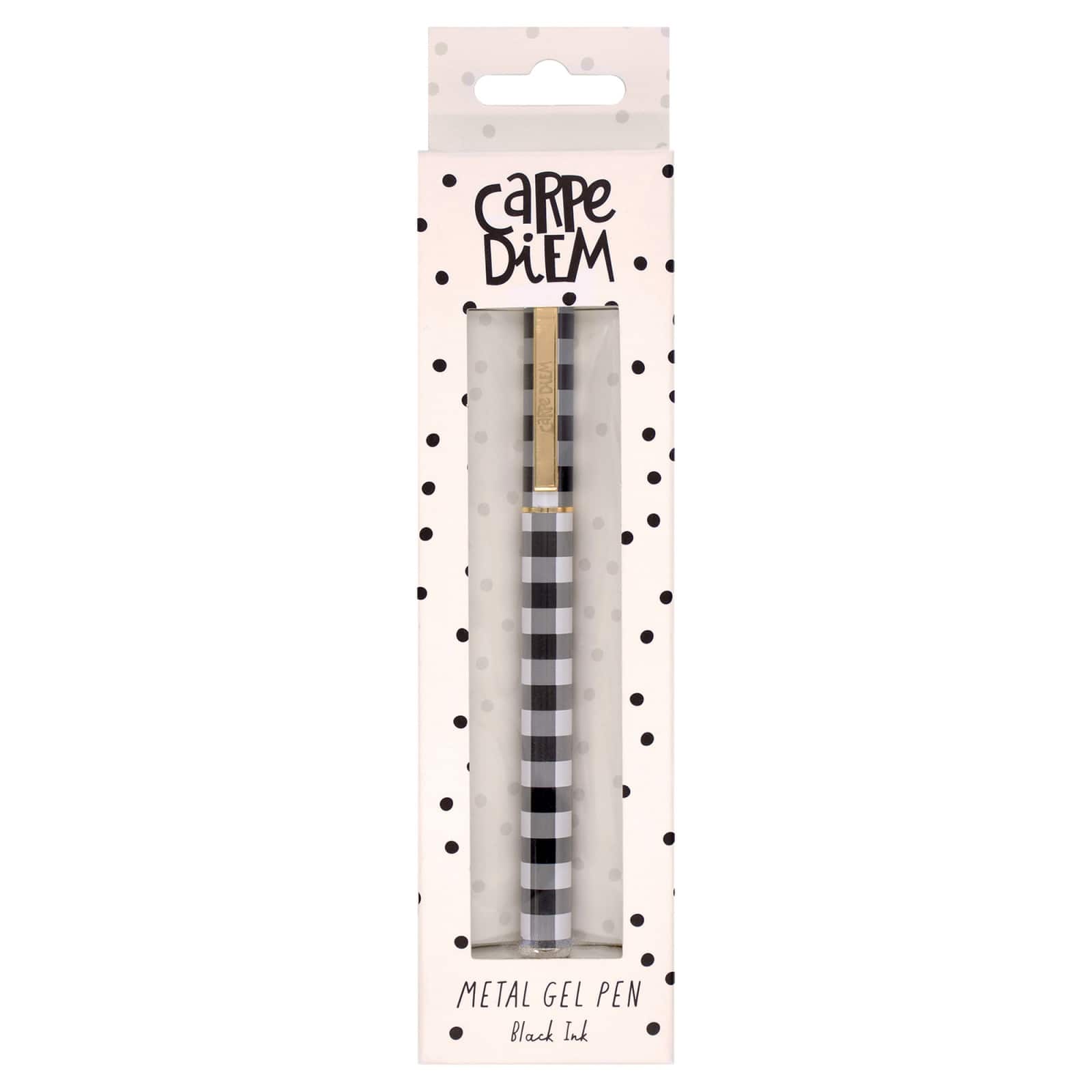 Pukka Pads Buffalo Check Metal Gel Pens pack of 6