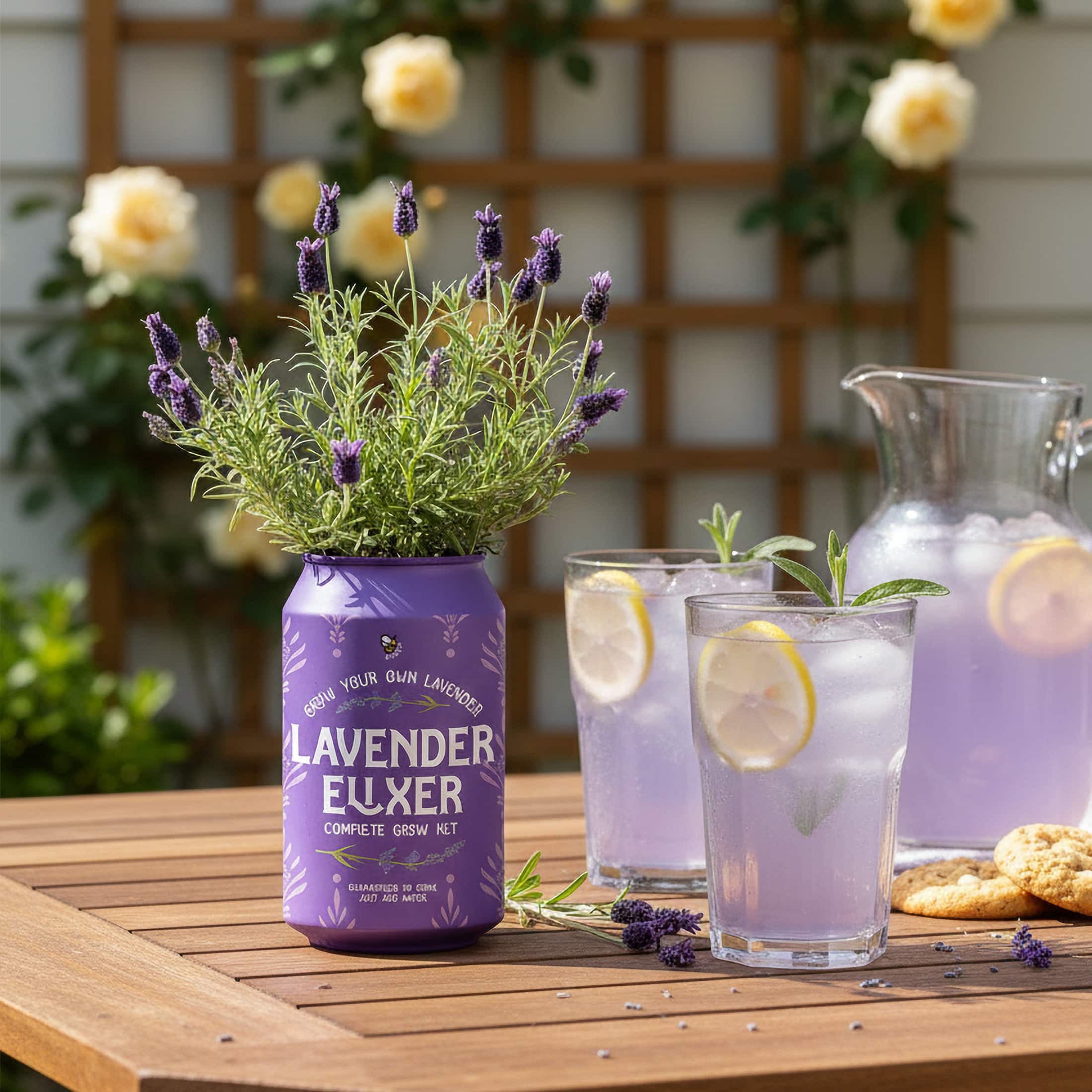 Buzzy® Lavender Soda Can Complete Grow Kit