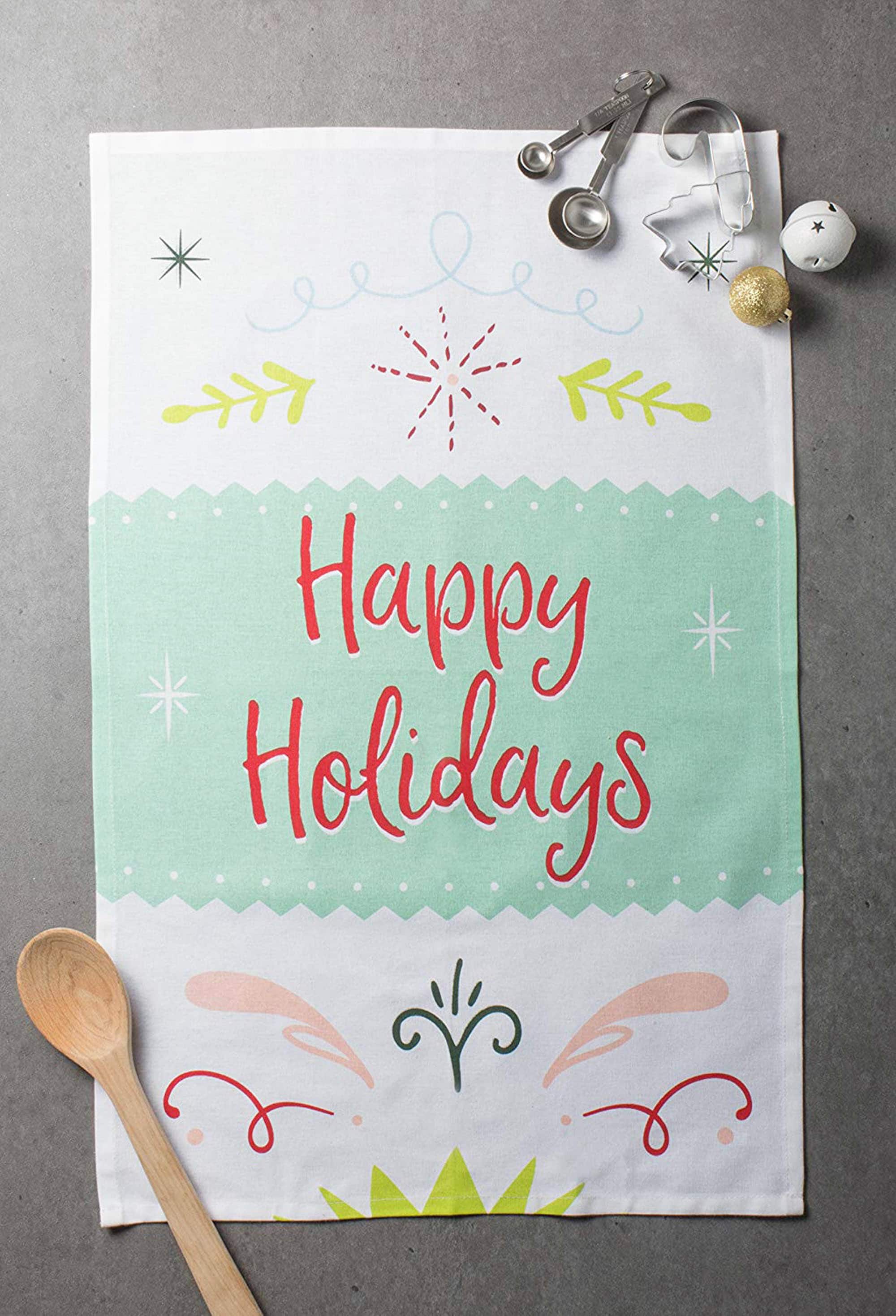 DII® Winter Wishes Holiday Dishtowel Set