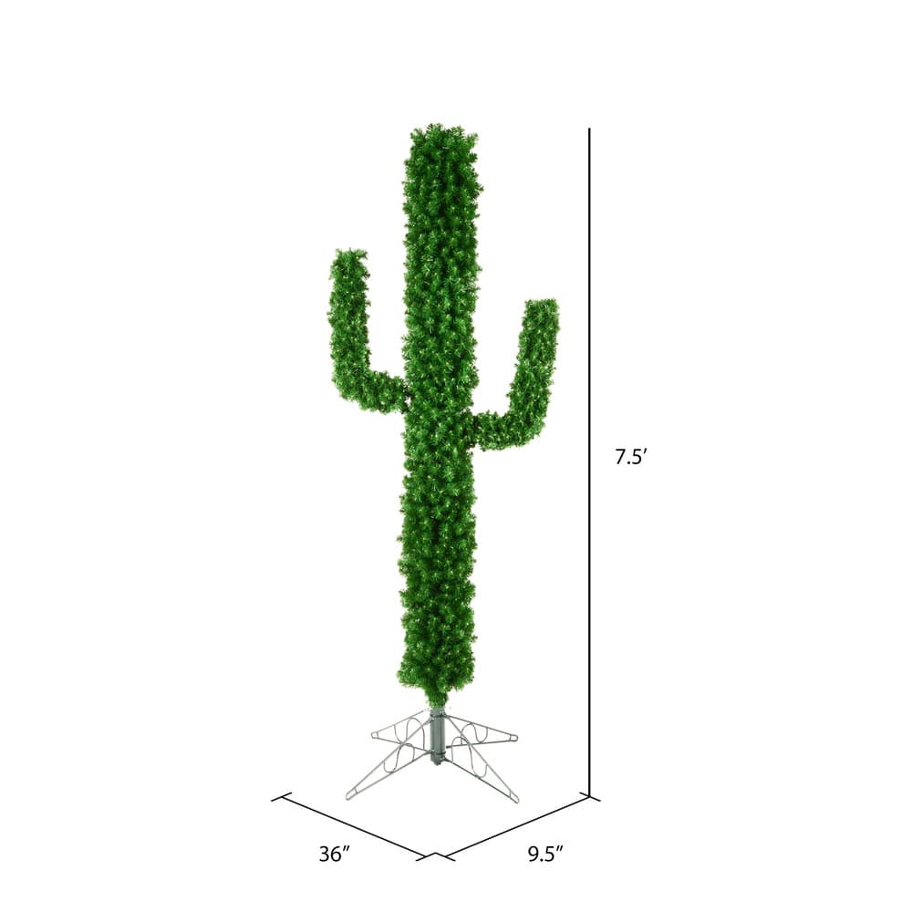 7.5ft. Unlit Cactus Pine Artificial Christmas Tree