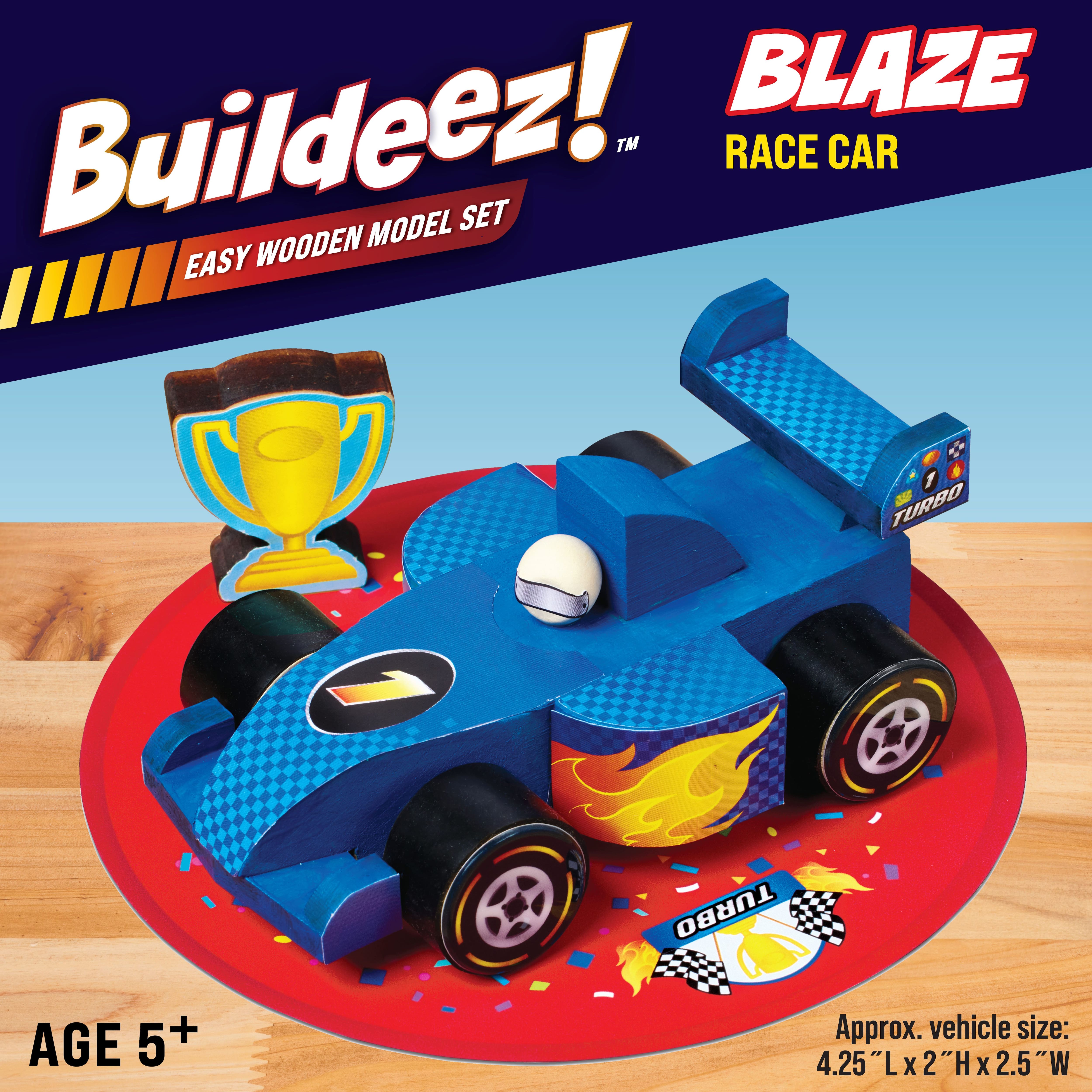 Creativity for Kids® Buildeez!™ Blaze Race Car Wooden Model Set