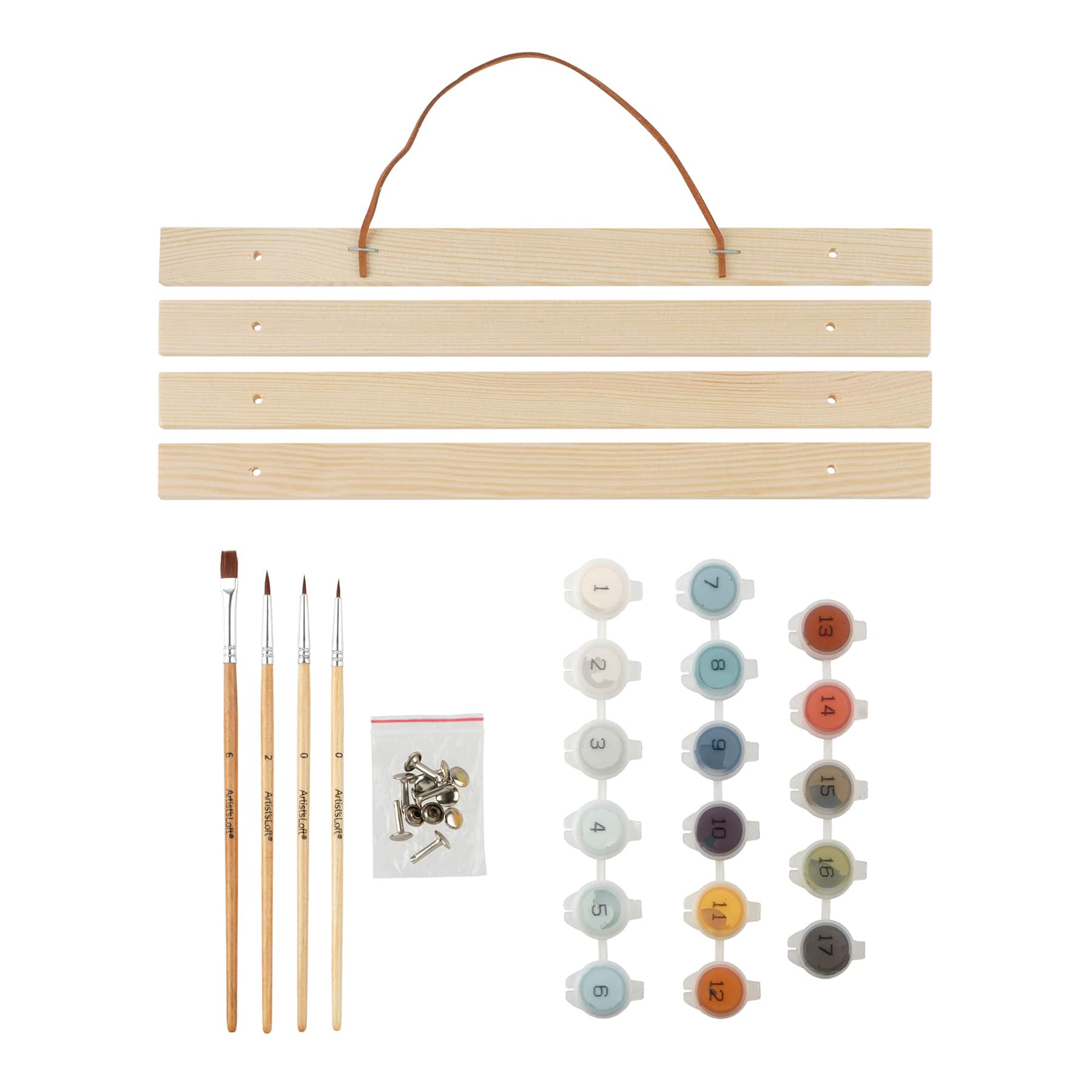 11" x 14" Ski Lodge Paint-by-Number Kit by Artist's Loft®