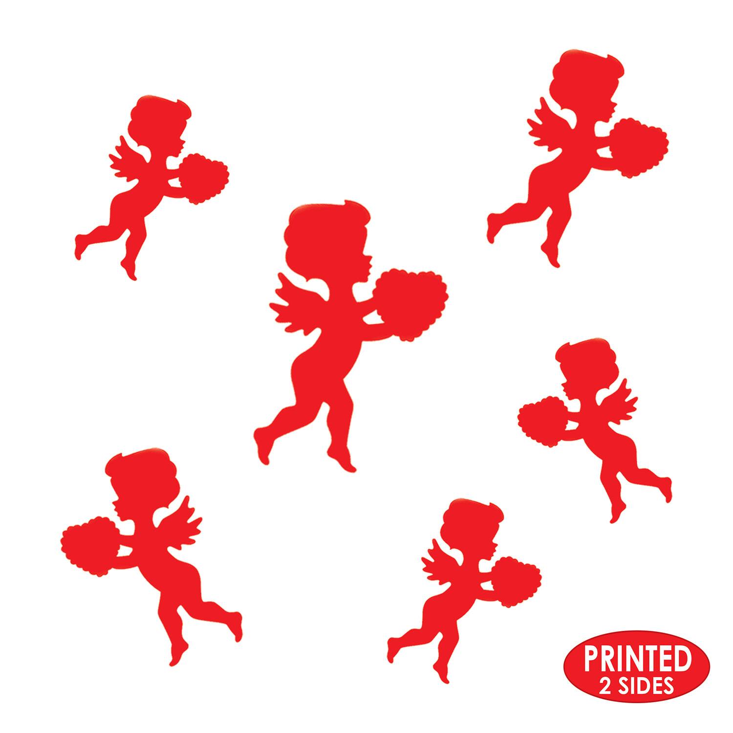 Beistle Red Printed Cupid Cutouts, 2 Packs of 6