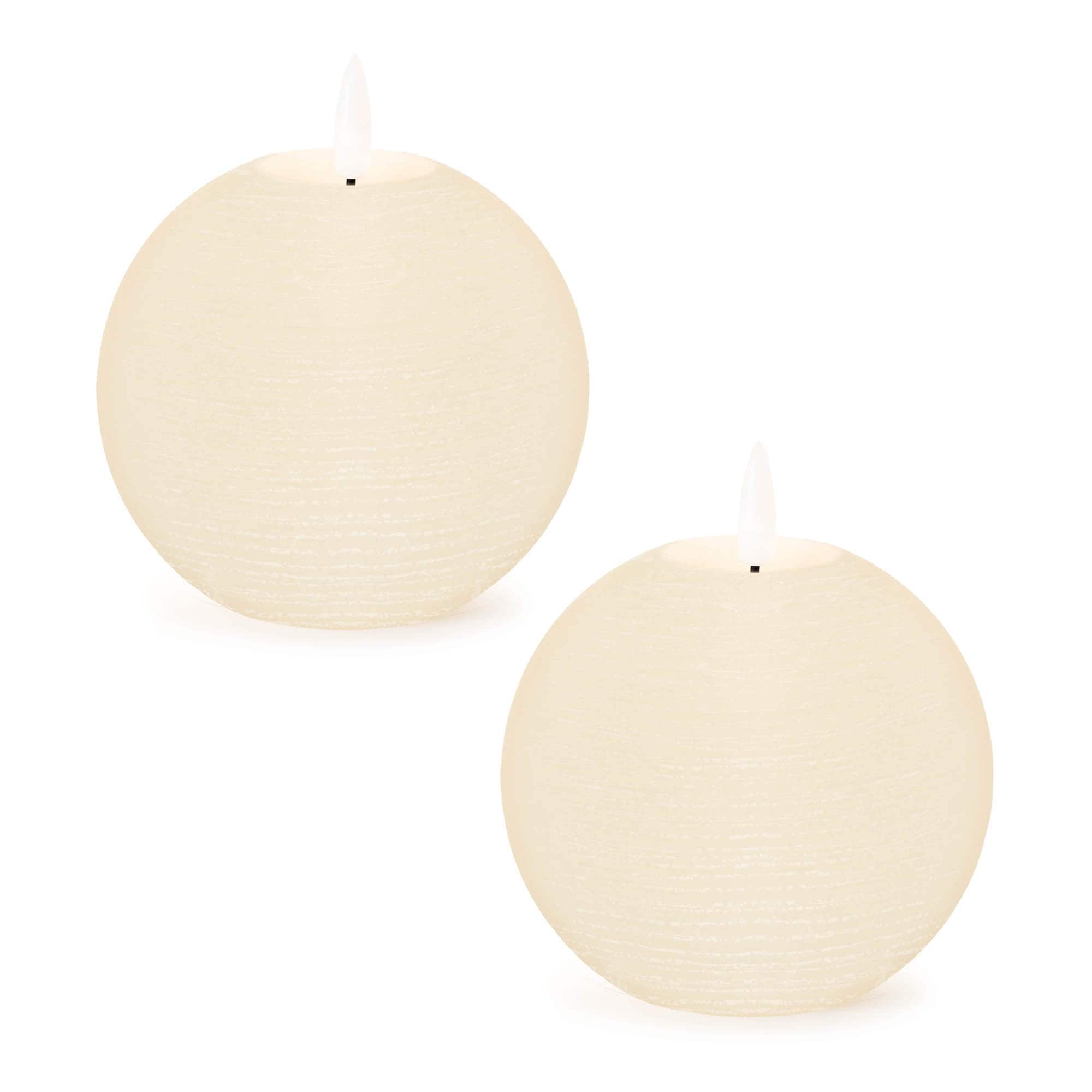 FIA WICK Ivory Round Candles