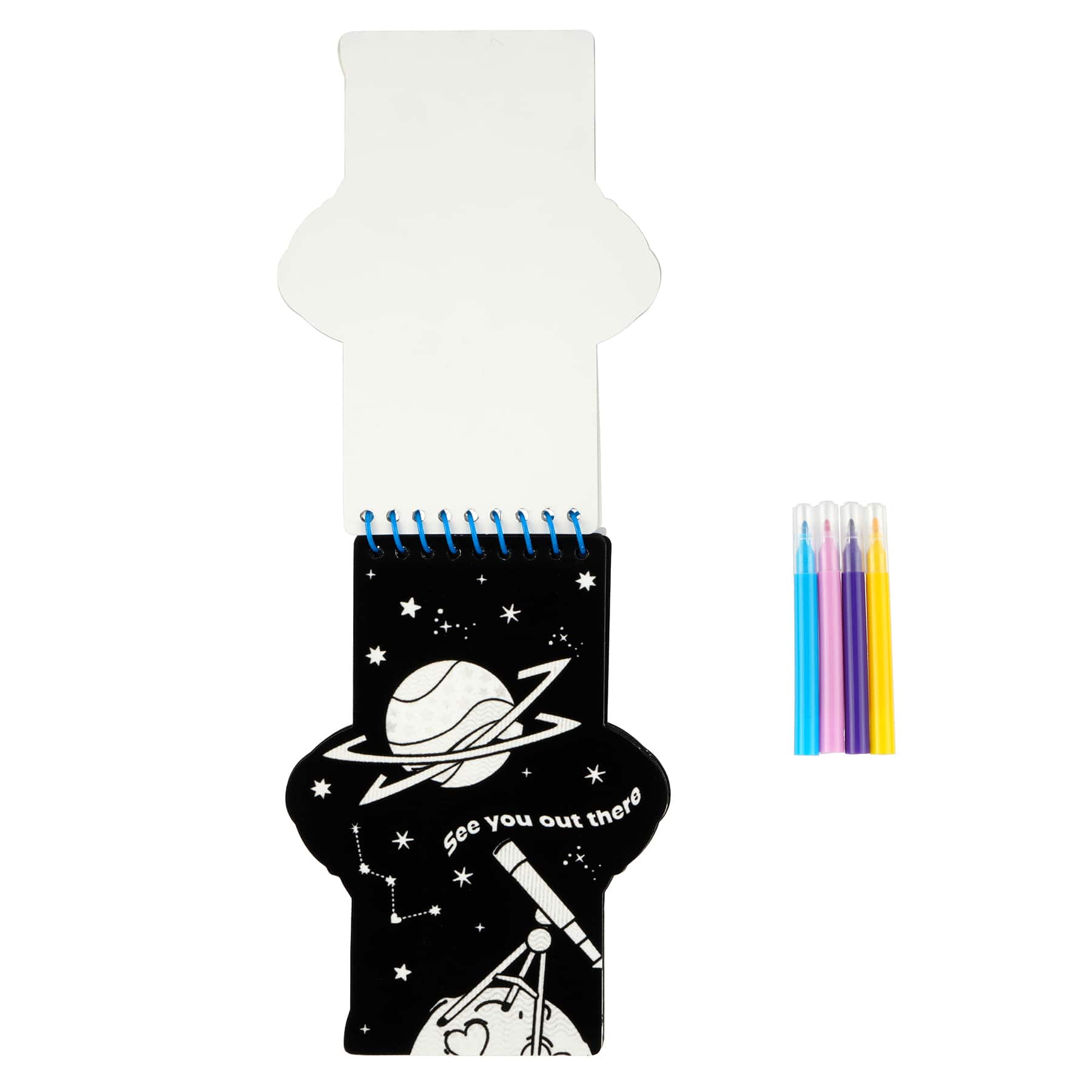 Summer Space Velvet On-the-Go Colouring Book by Creatology™