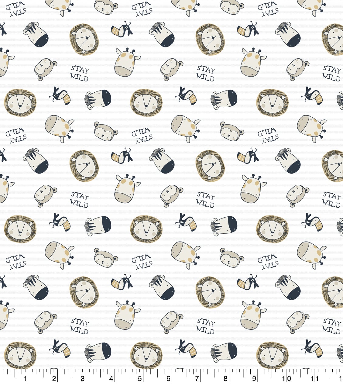Springs Creative Products Stay Wild Animal Toss Fabric